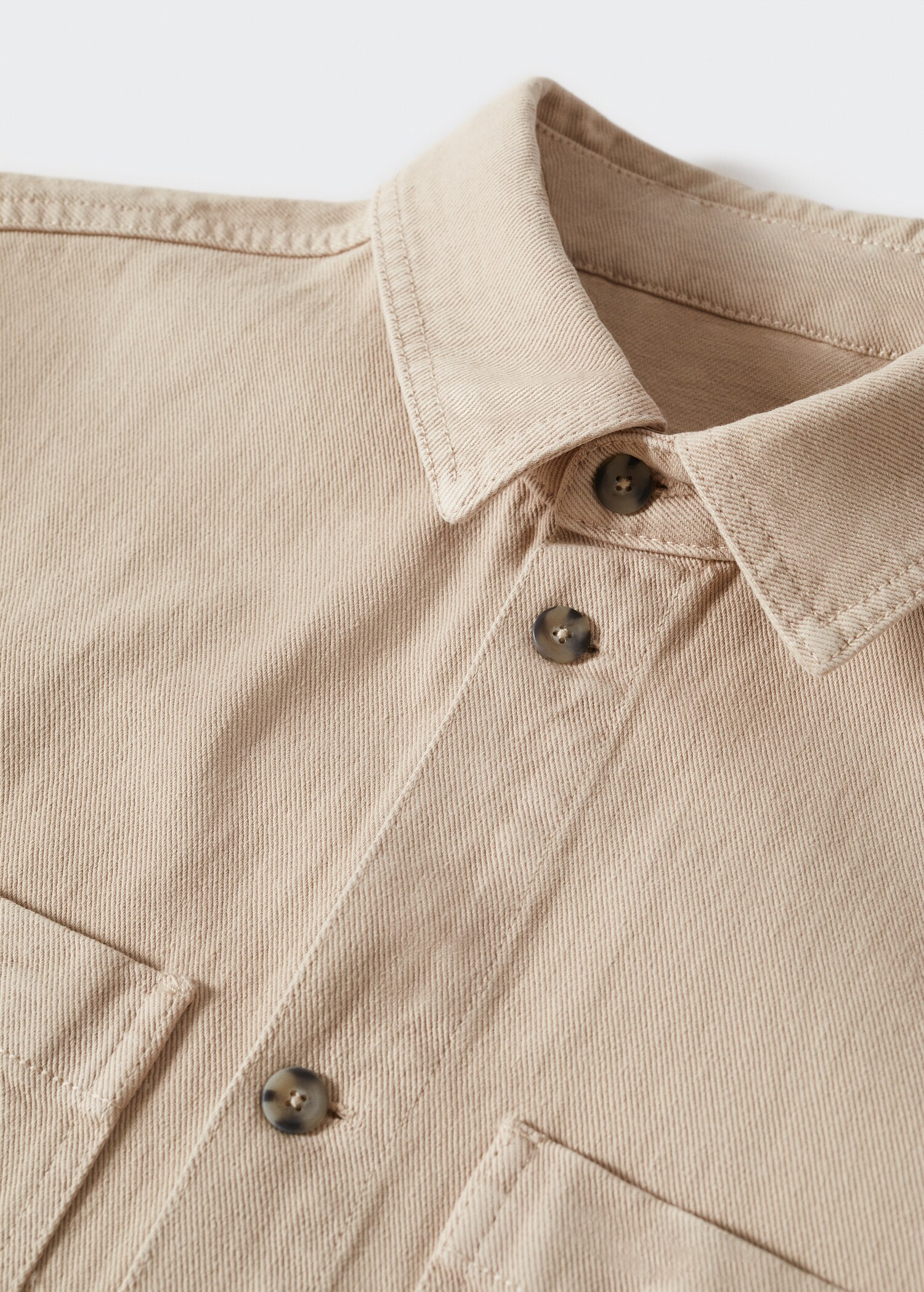 Pocket denim overshirt - Details of the article 7