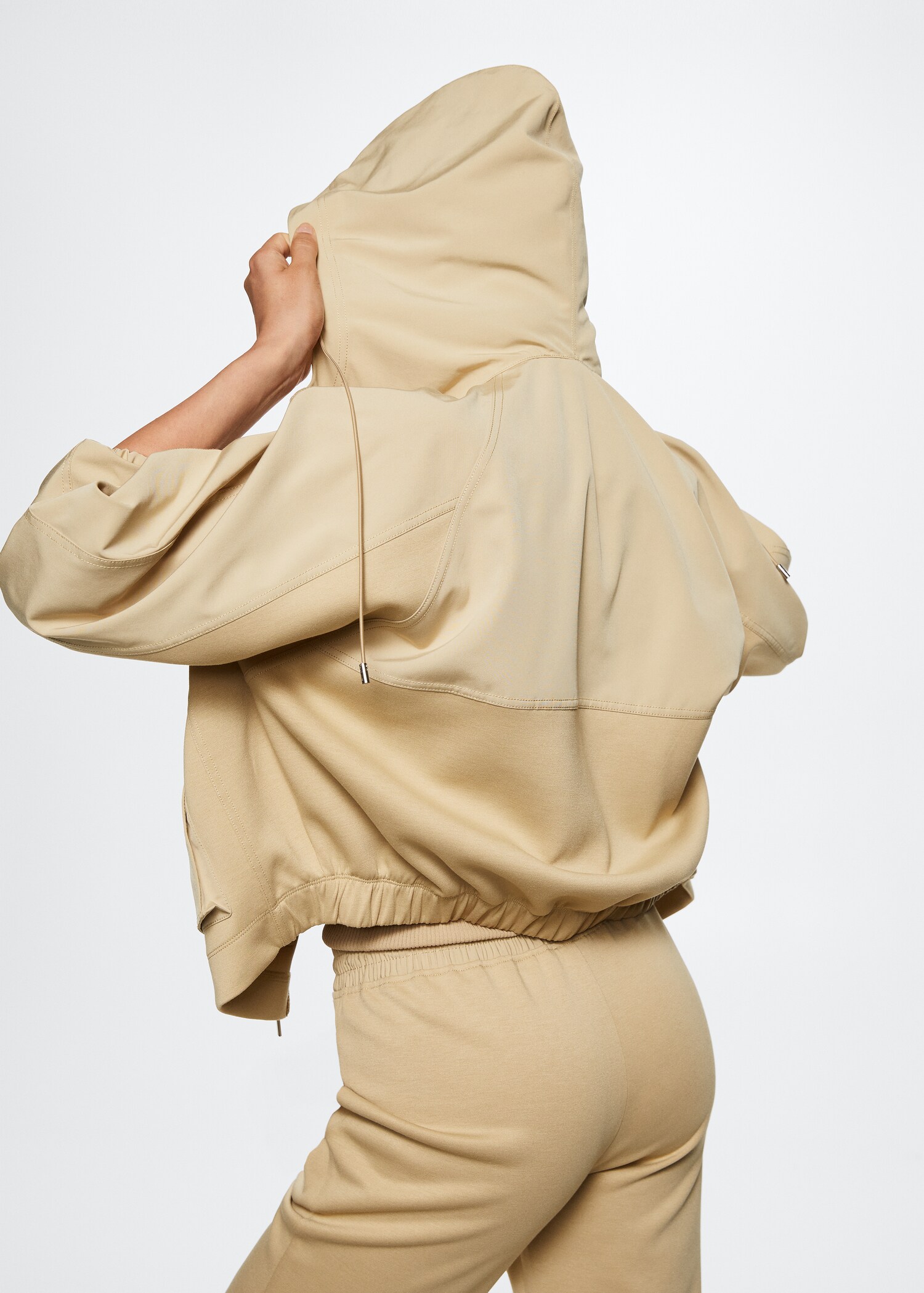 Sweat-shirt oversize poches  - Verso de l’article
