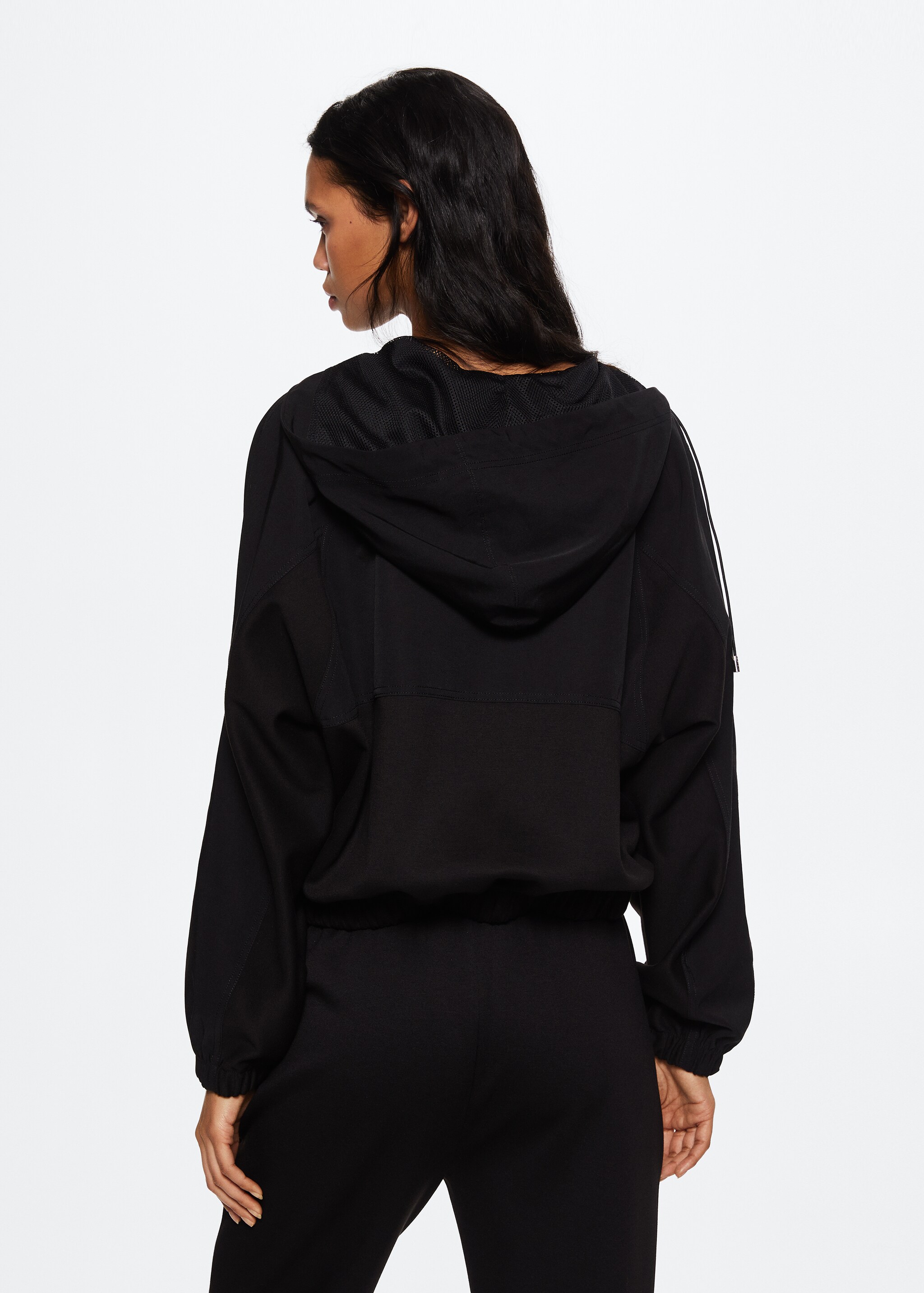 Oversized sweatshirt with pockets - Reverse of the article