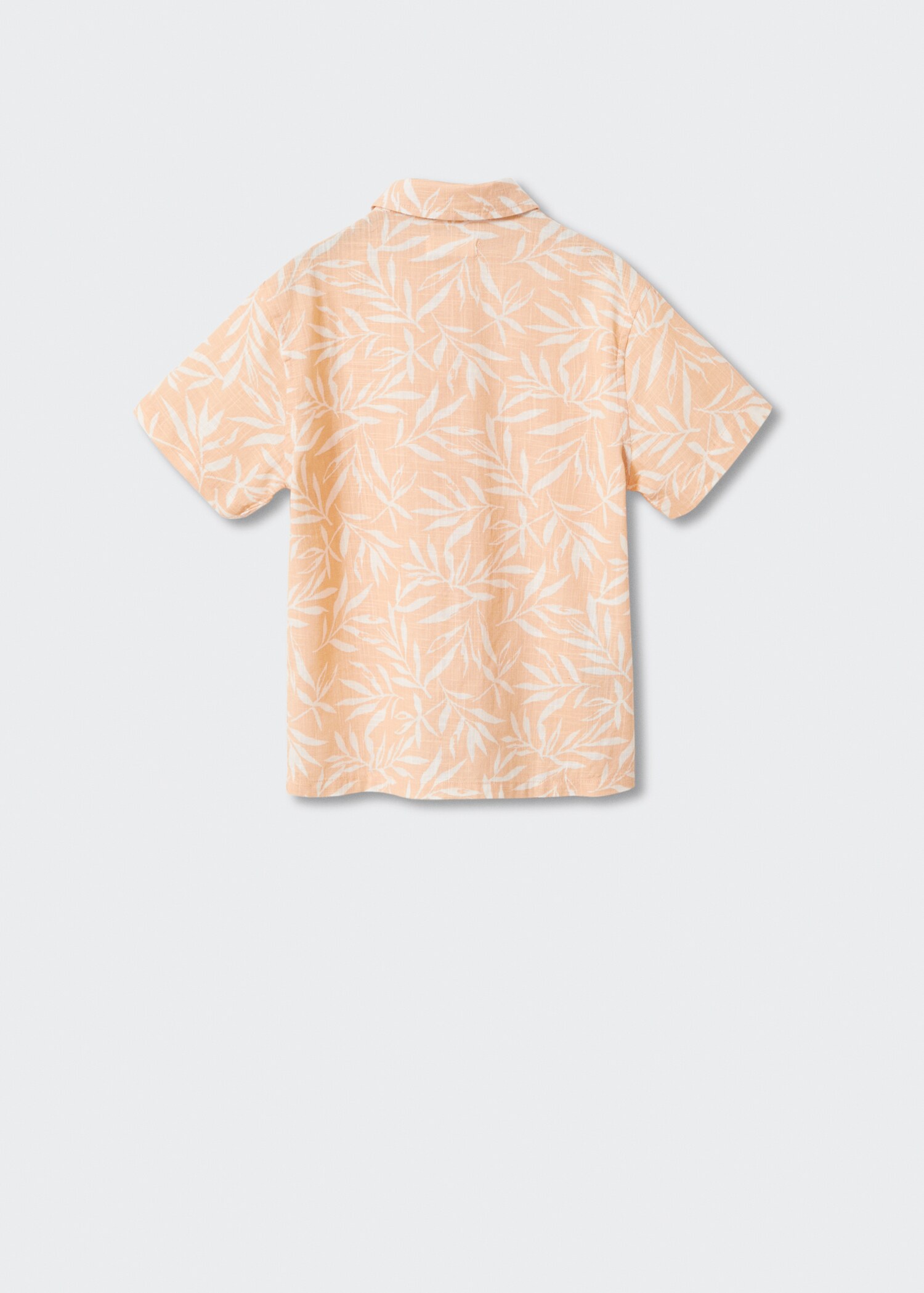 Camisa regular fit estampat fulles - Revers de l'article