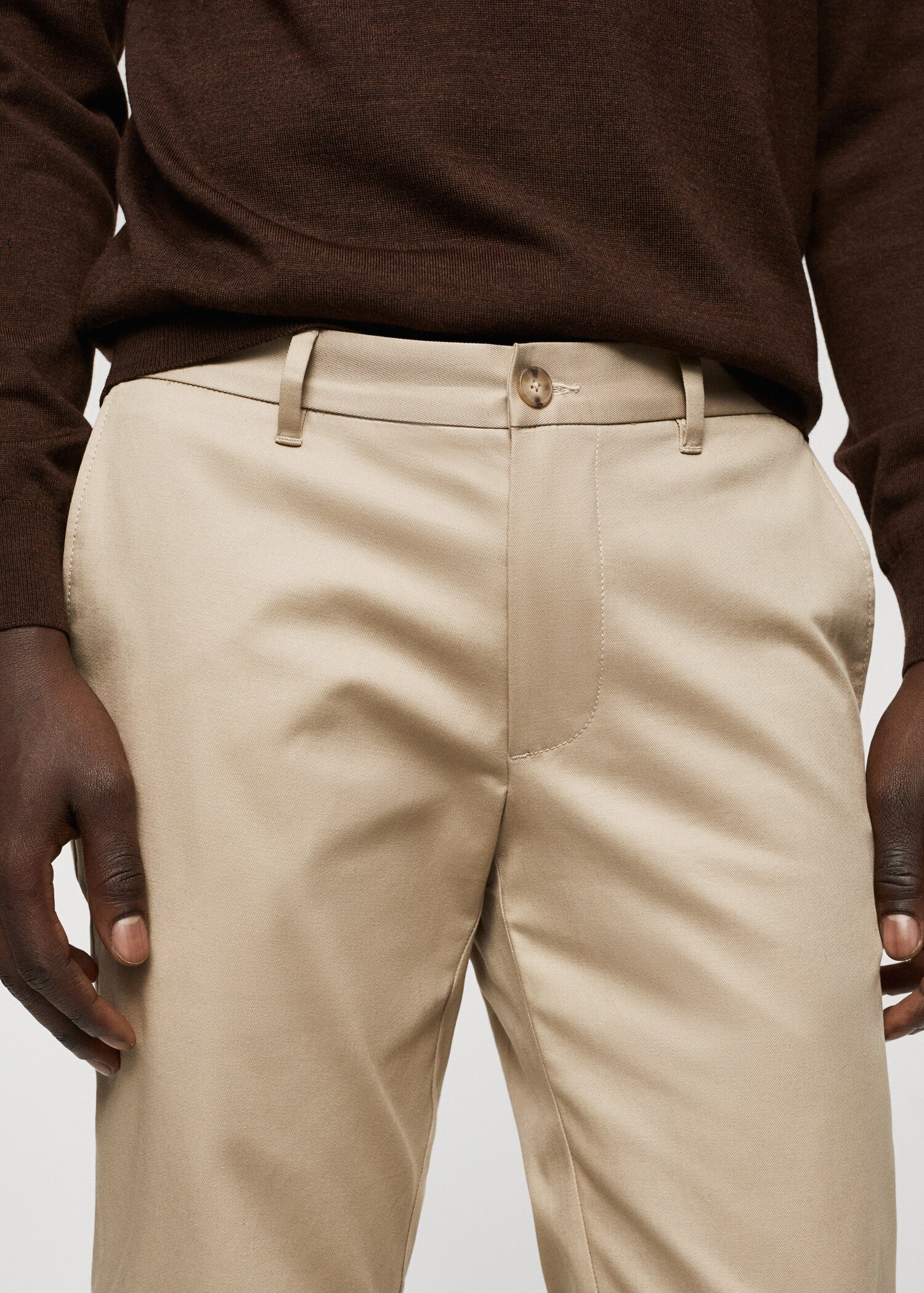 Skinny chino trousers - Details of the article 6