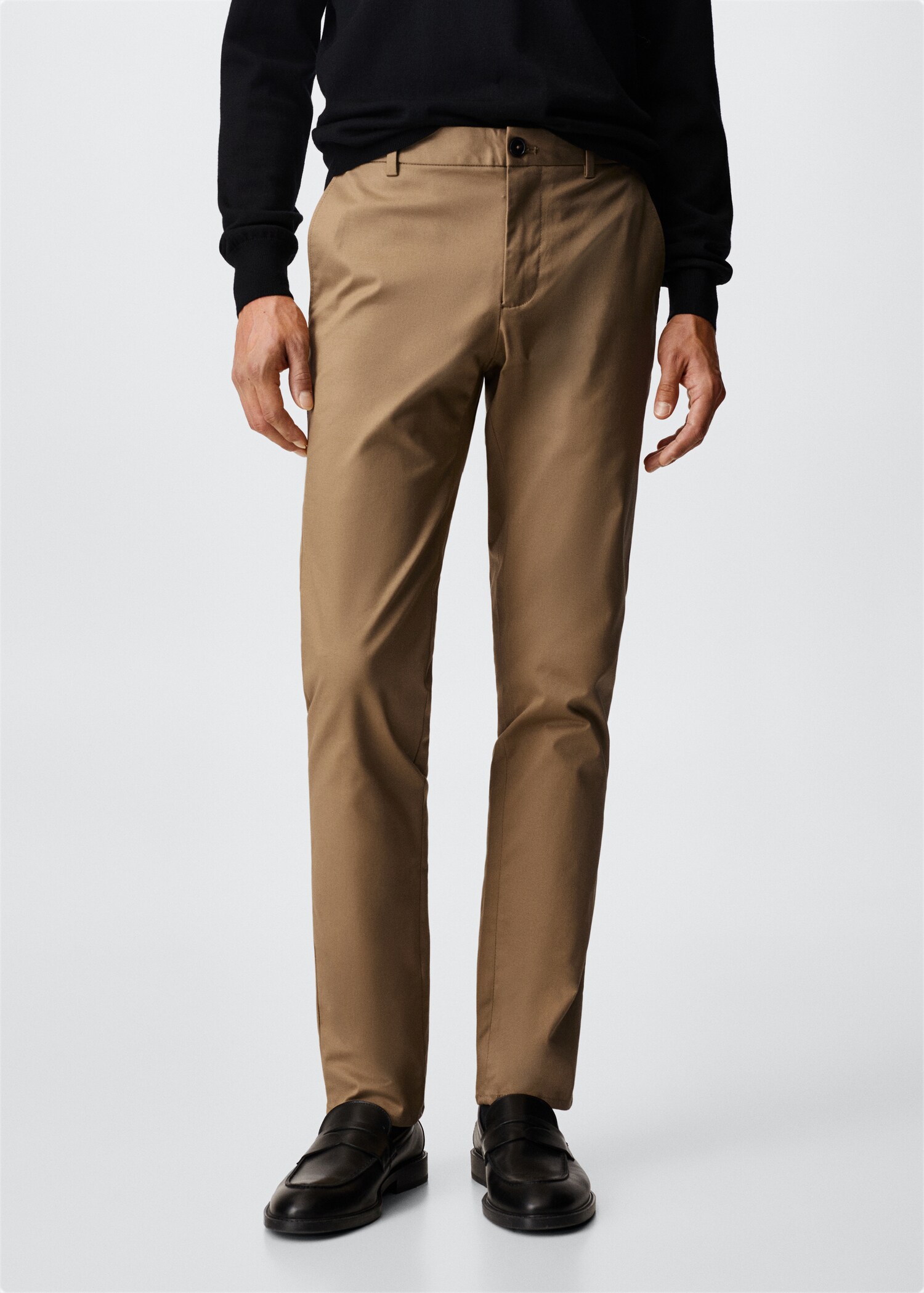 Skinny chino trousers - Medium plane