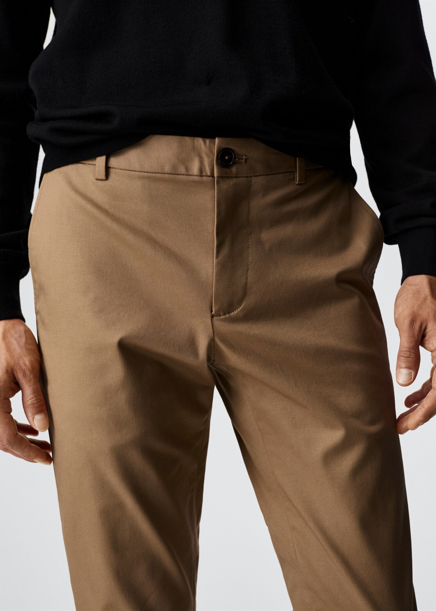 Skinny chino trousers - Details of the article 4