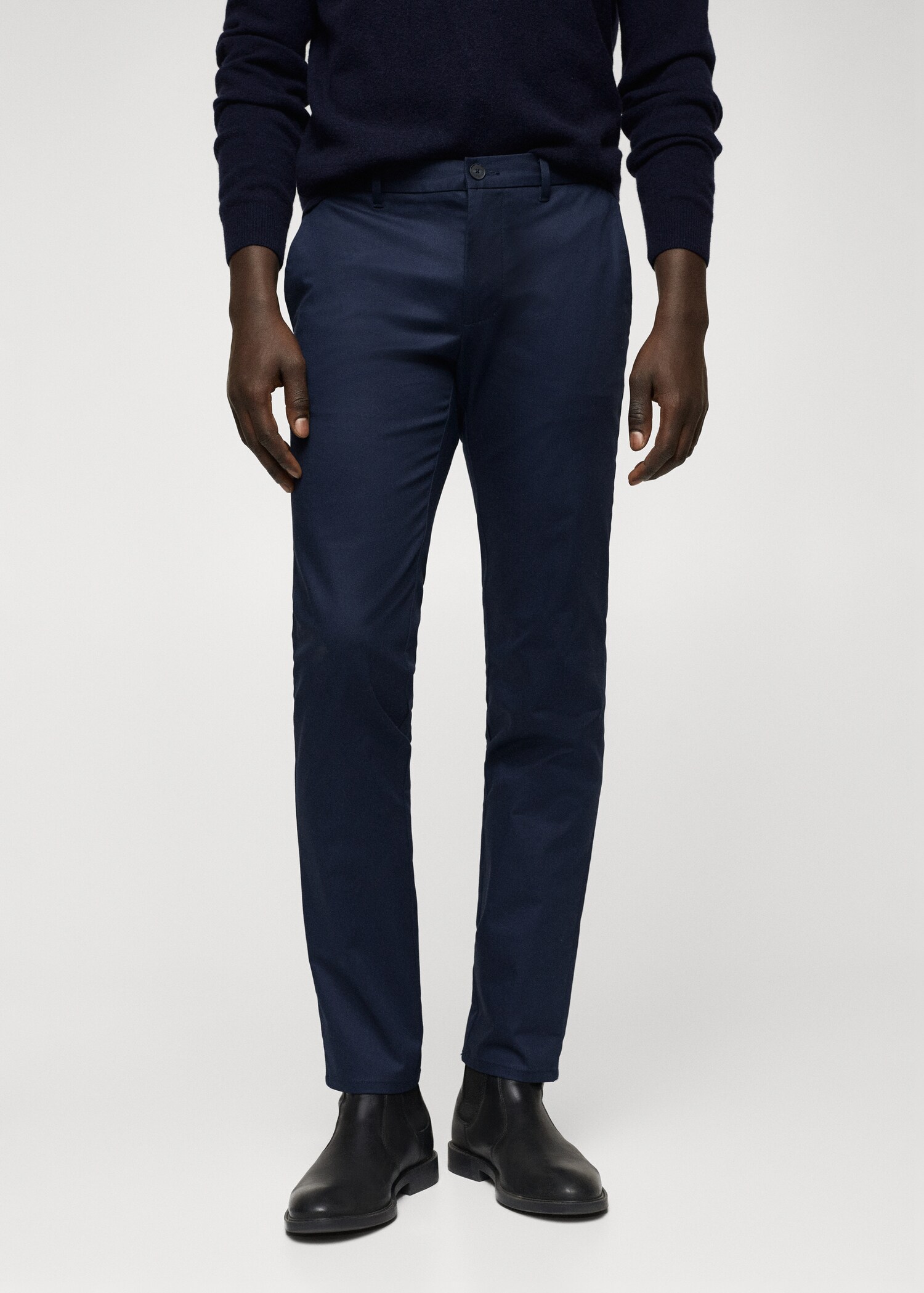 Skinny chino trousers - Medium plane