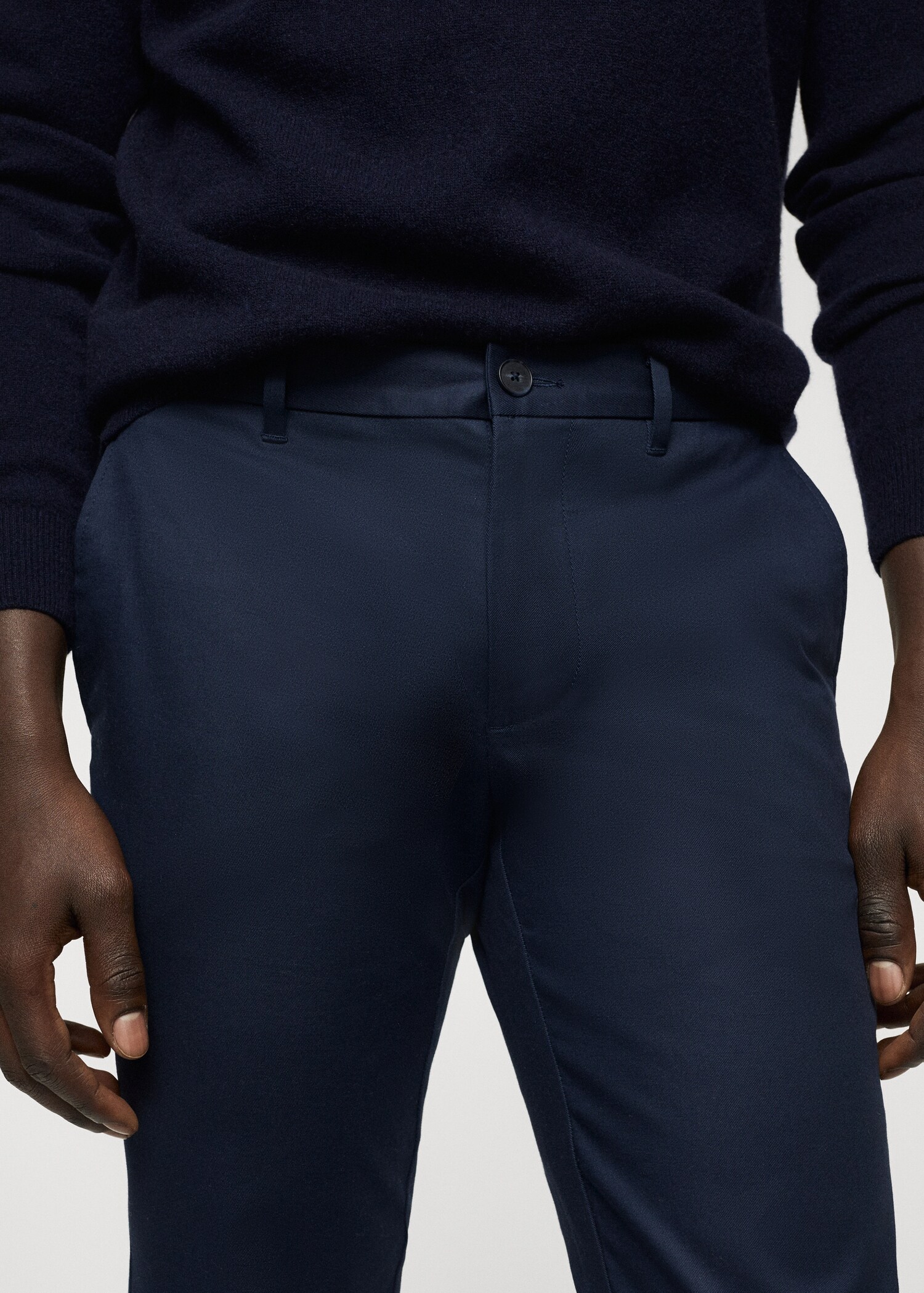 Skinny chino trousers - Details of the article 1