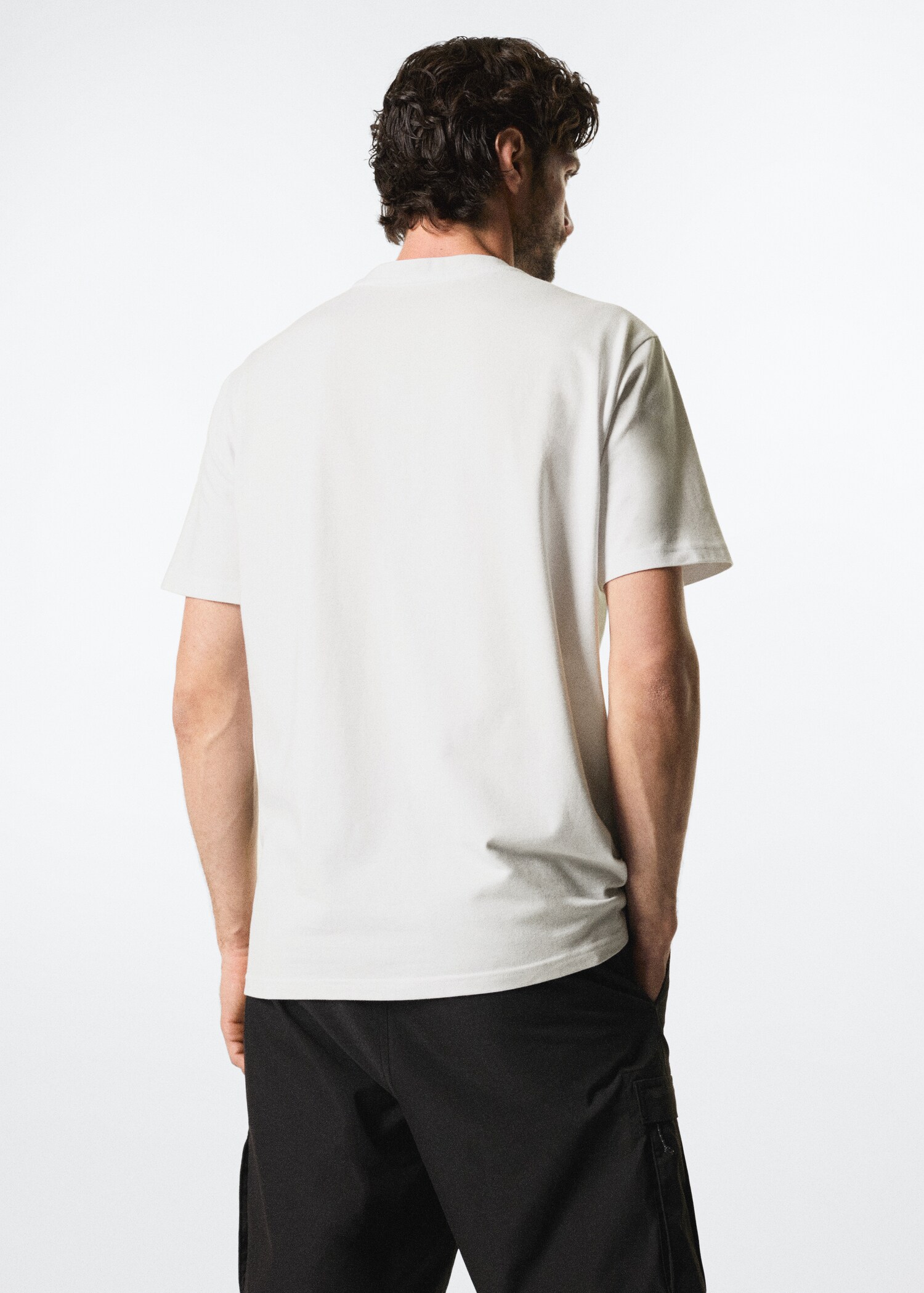 Printed breathable t-shirt - Reverse of the article