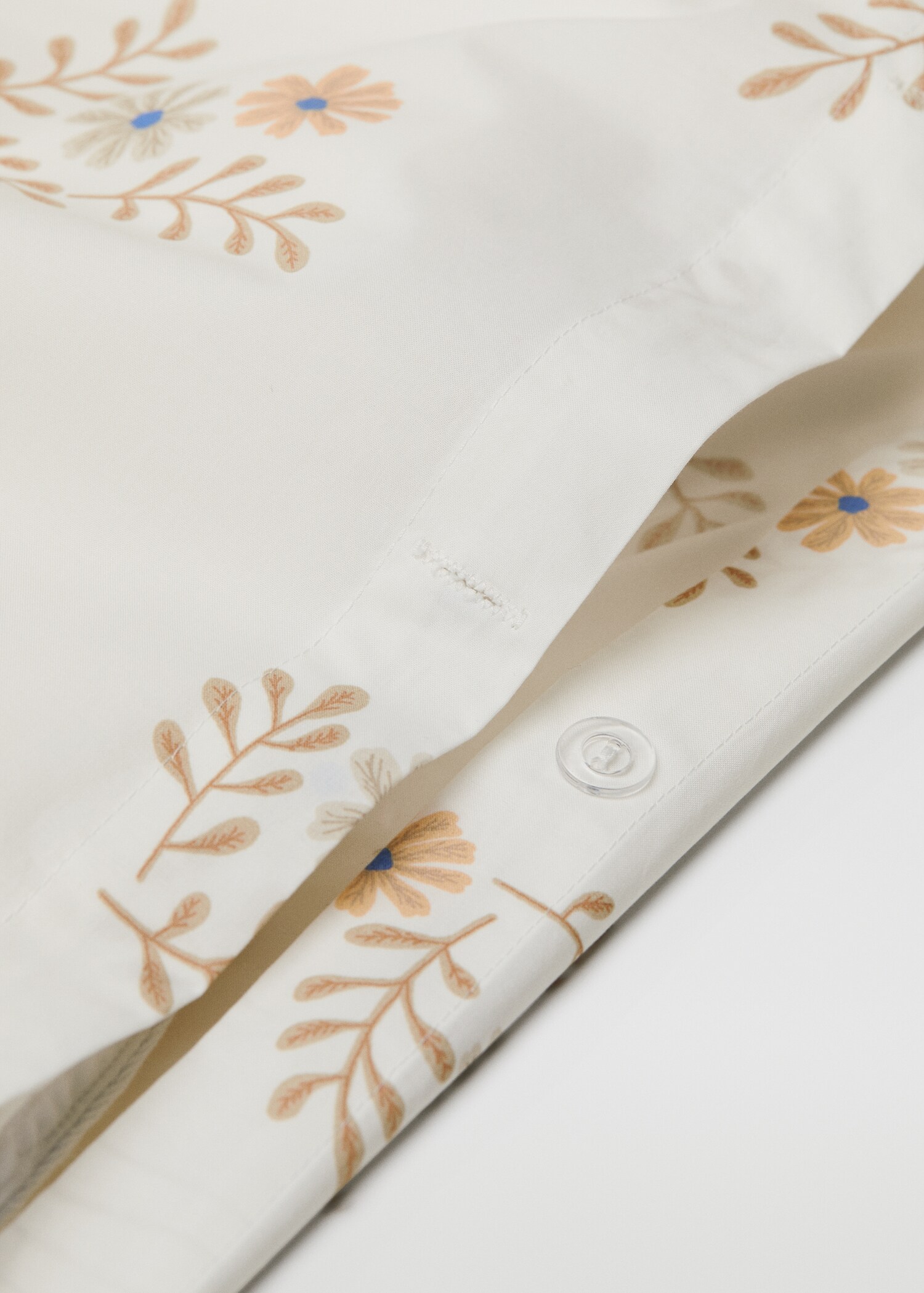 Floral embroidered duvet cover superking bed - Medium plane