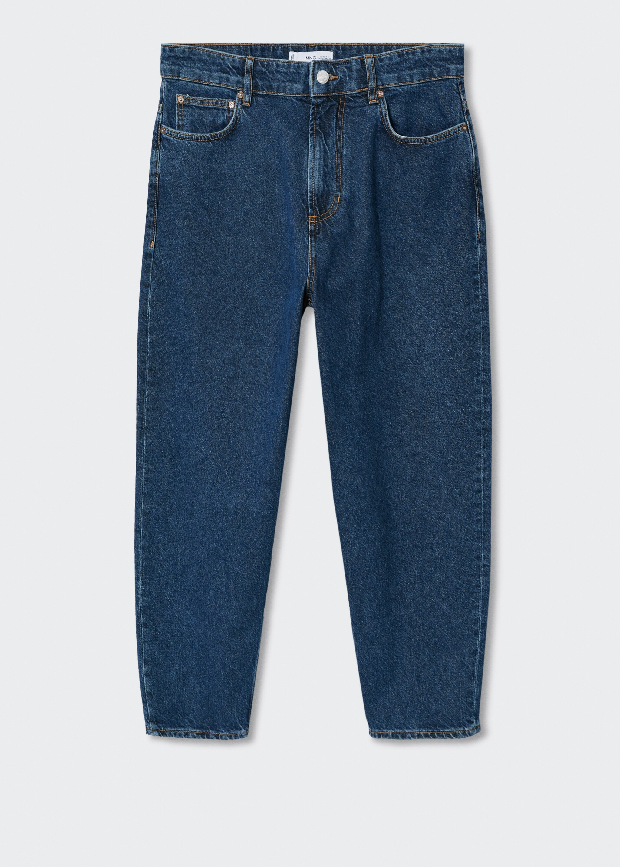 Tapered loose cropped jeans - Article without model