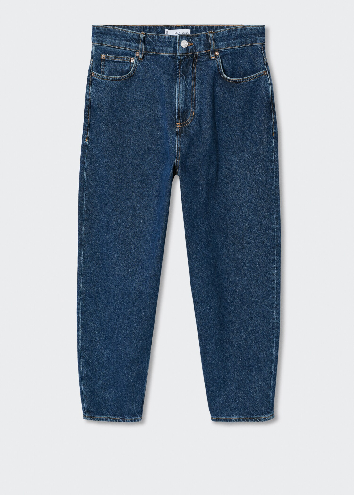Tapered-Loose-Fit-Jeans in Cropped-Länge - Herren | MANGO OUTLET  
