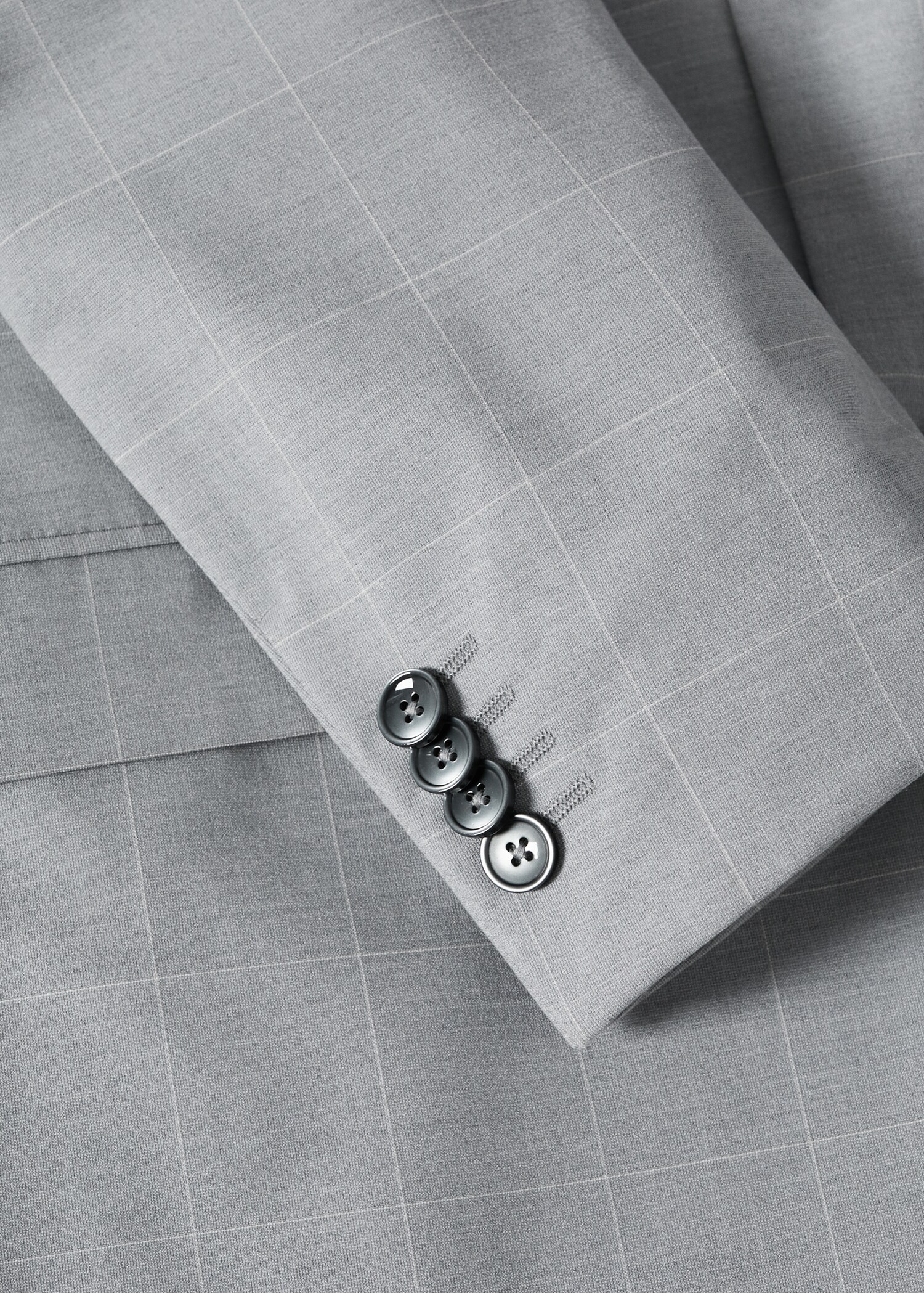 Super slim-fit Tailored check jacket - Details of the article 7