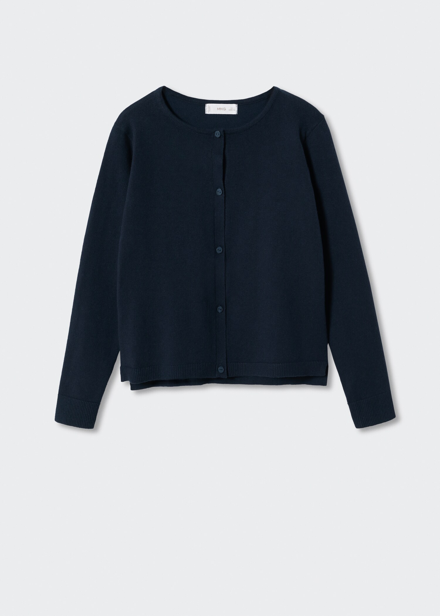Buttoned cotton cardigan - Article without model