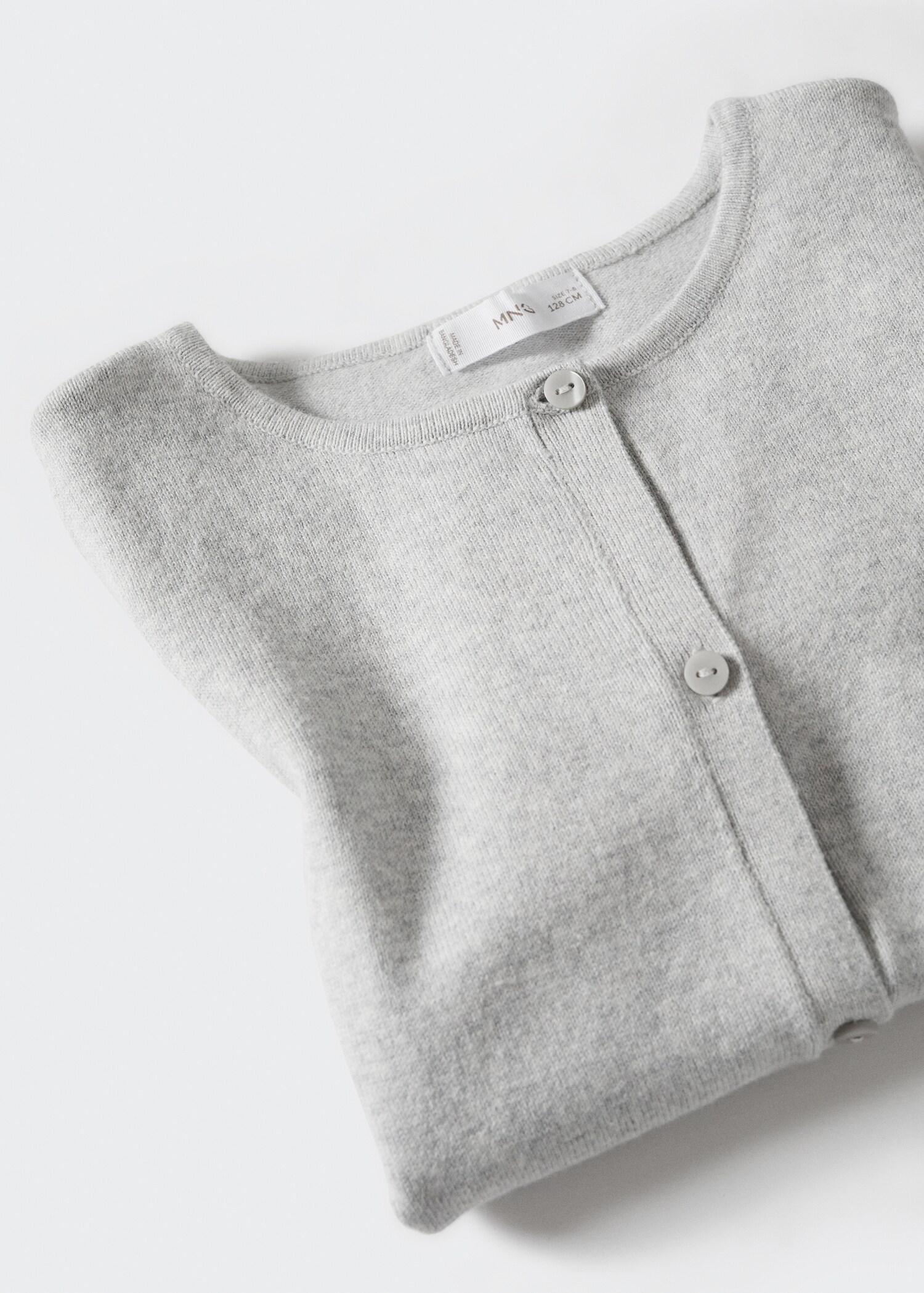 Buttoned cotton cardigan - Details of the article 8