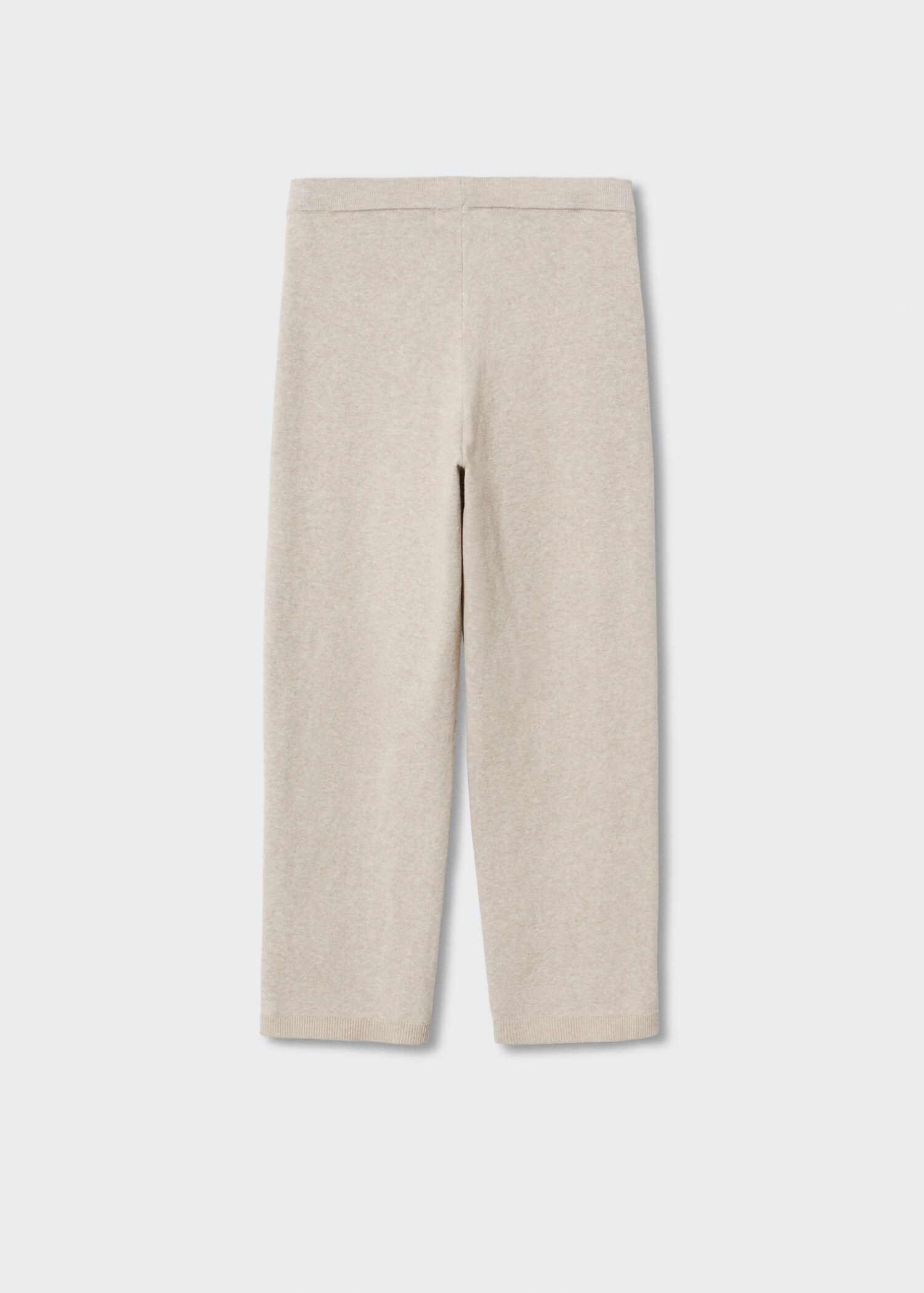 Knitted culotte trousers - Reverse of the article