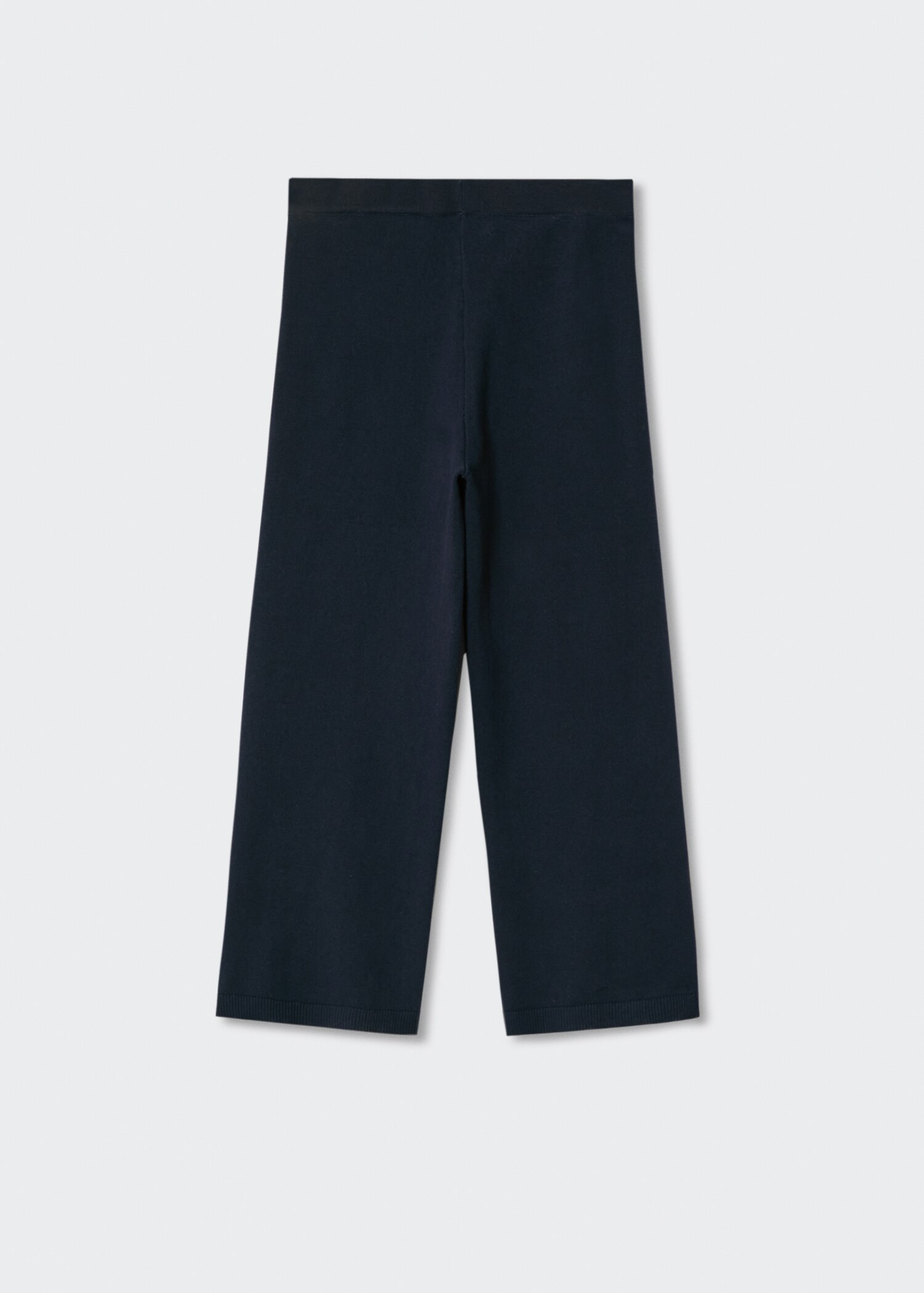 Knitted culotte trousers - Reverse of the article