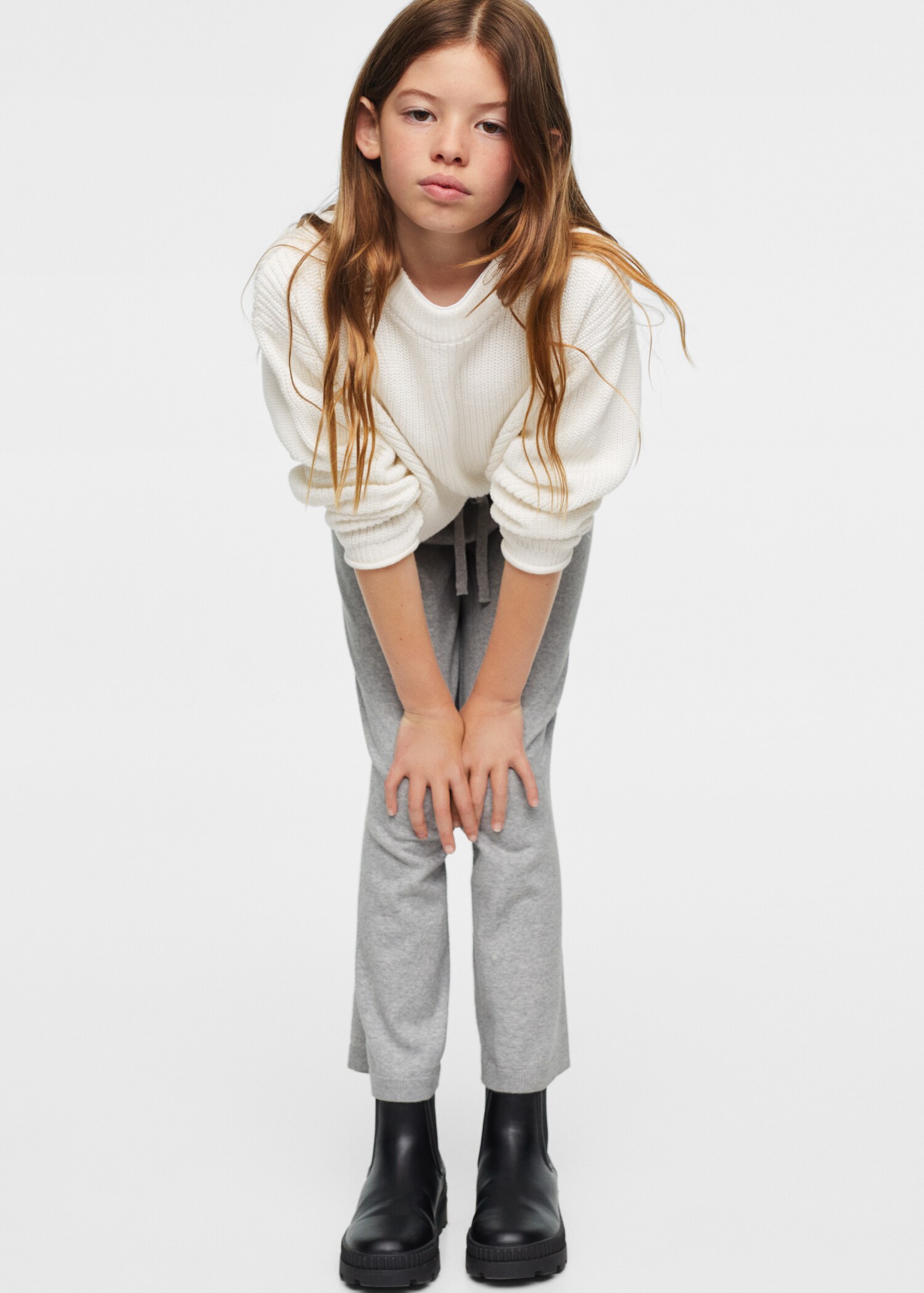 Knitted culotte trousers - Details of the article 2