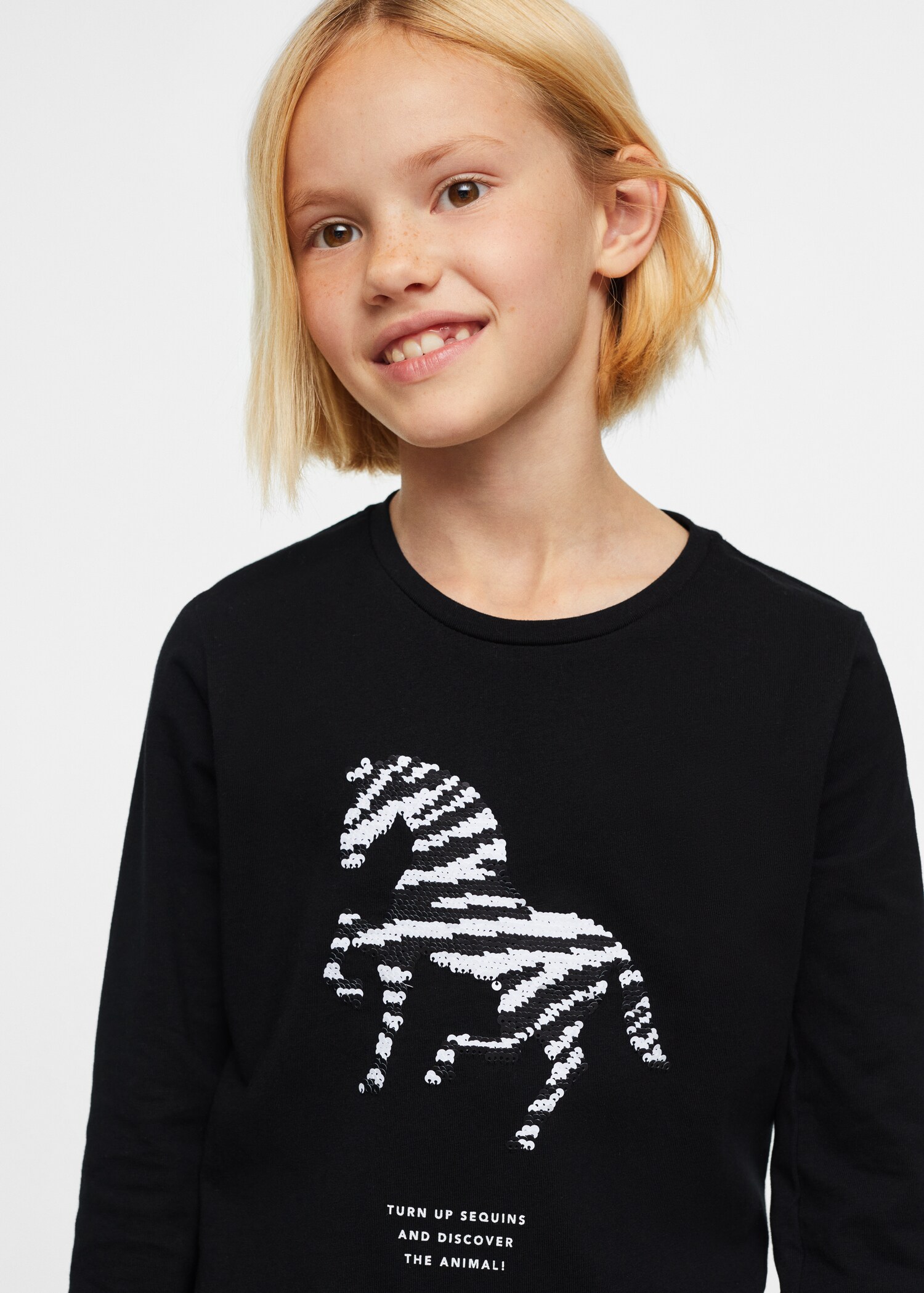 Reversible sequins T-shirt - Medium plane