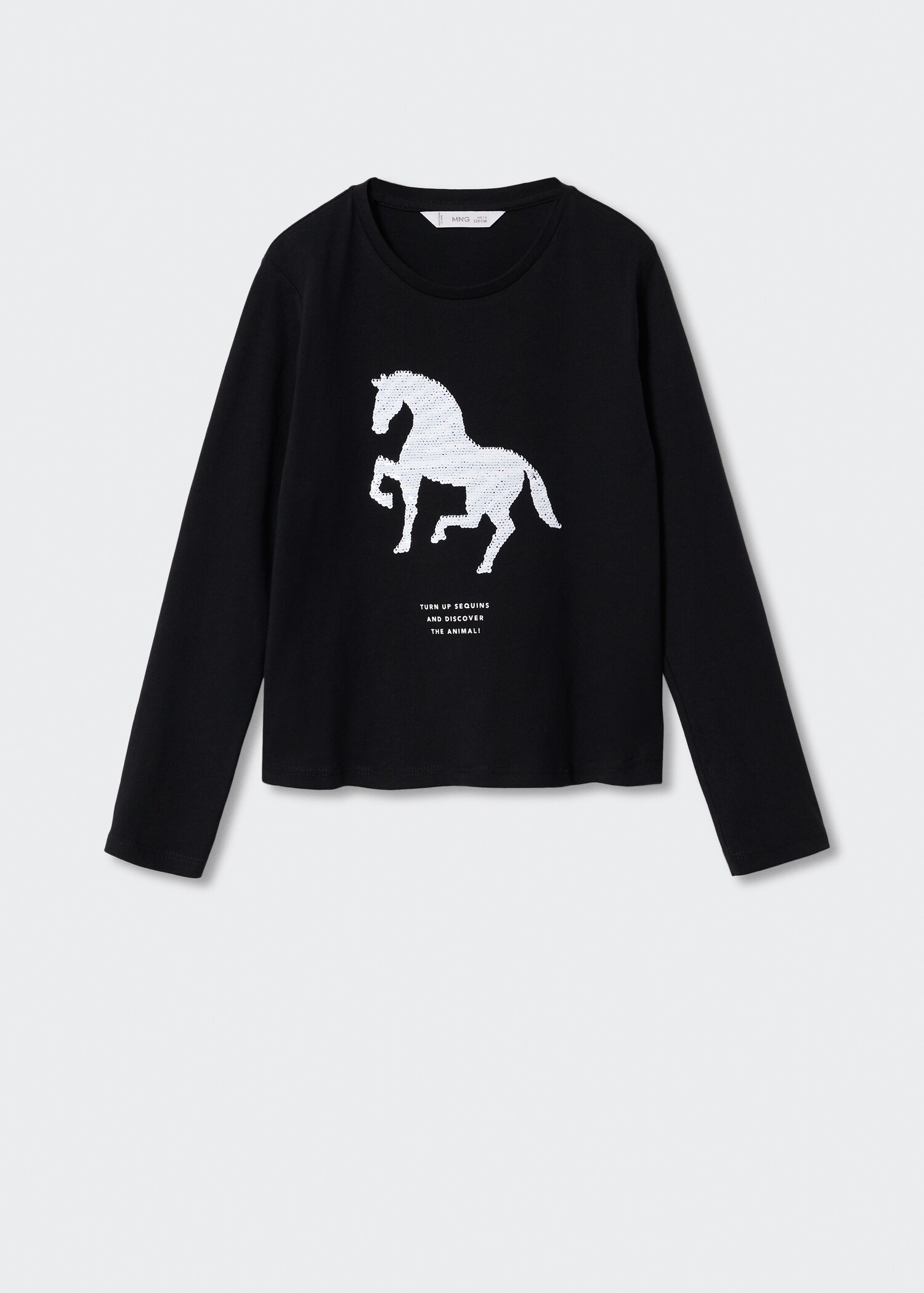 Reversible sequins T-shirt - Article without model