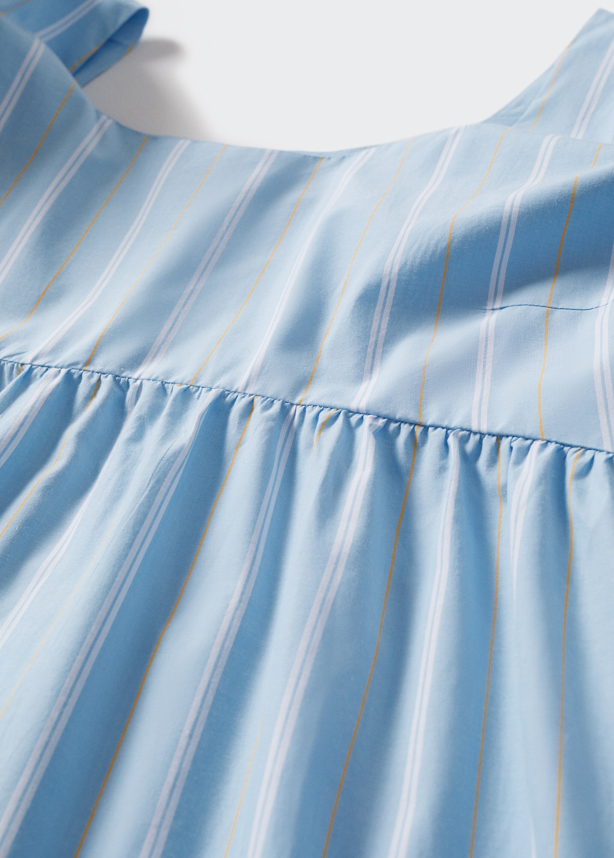 Striped cotton dress - Details of the article 8