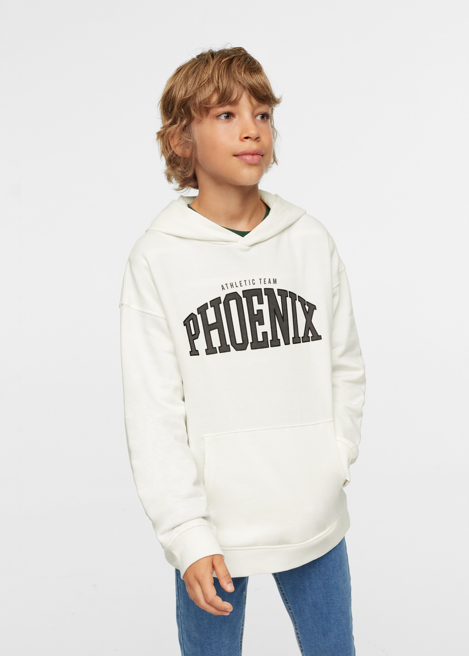 Printed cotton sweatshirt - Details of the article 1