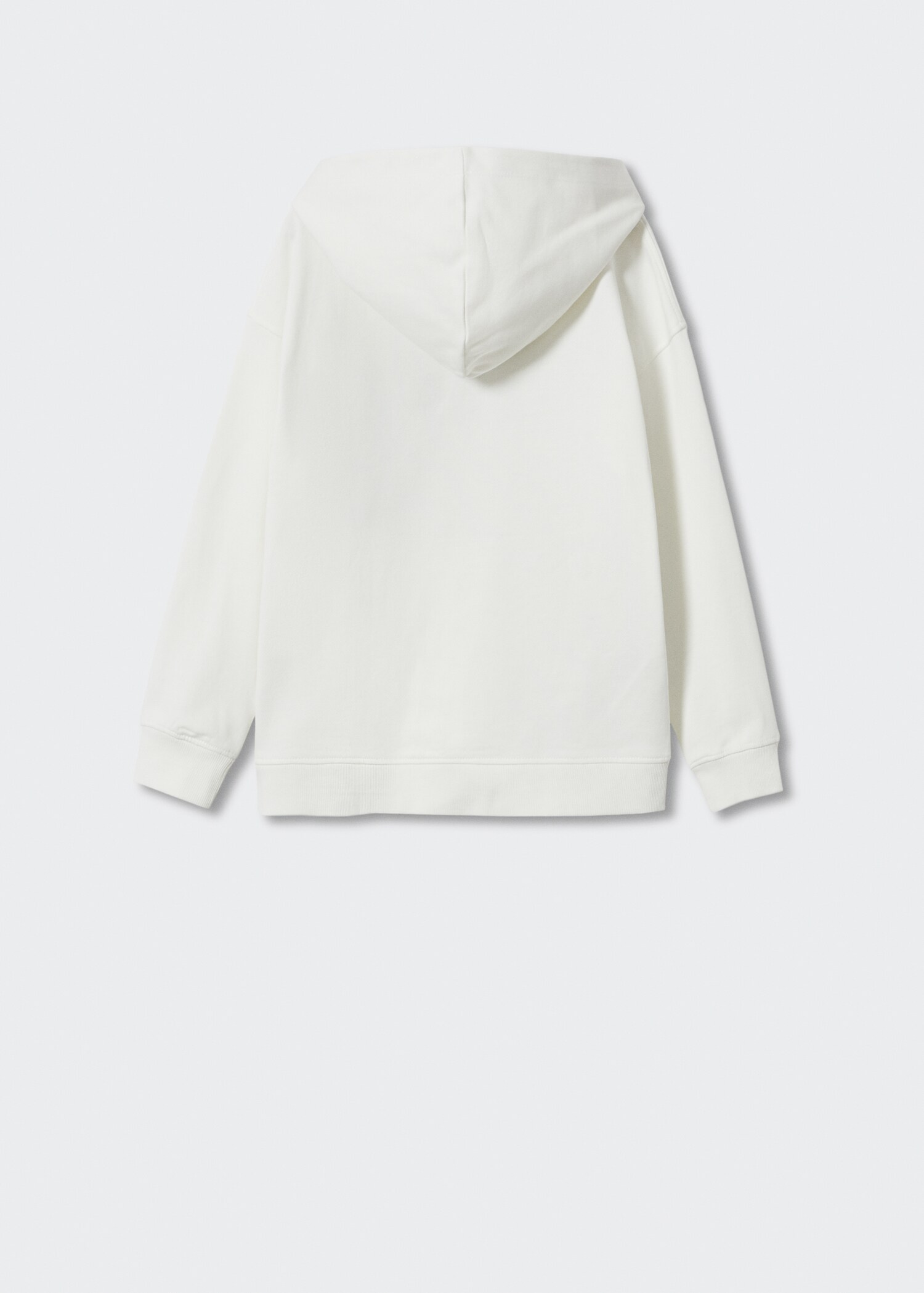 Printed cotton sweatshirt - Reverse of the article
