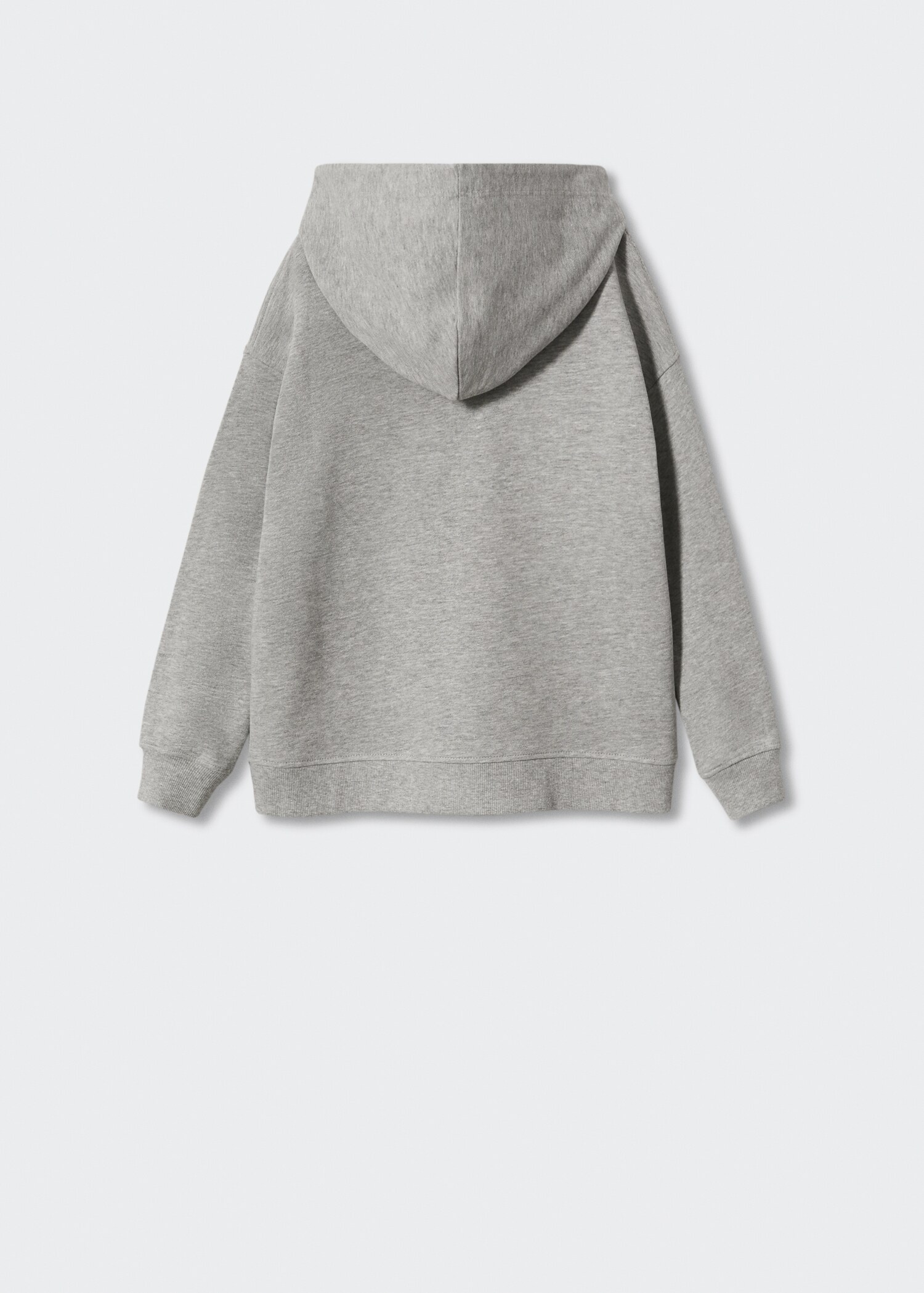 Gemustertes Baumwoll-Sweatshirt - Rückseite des Artikels