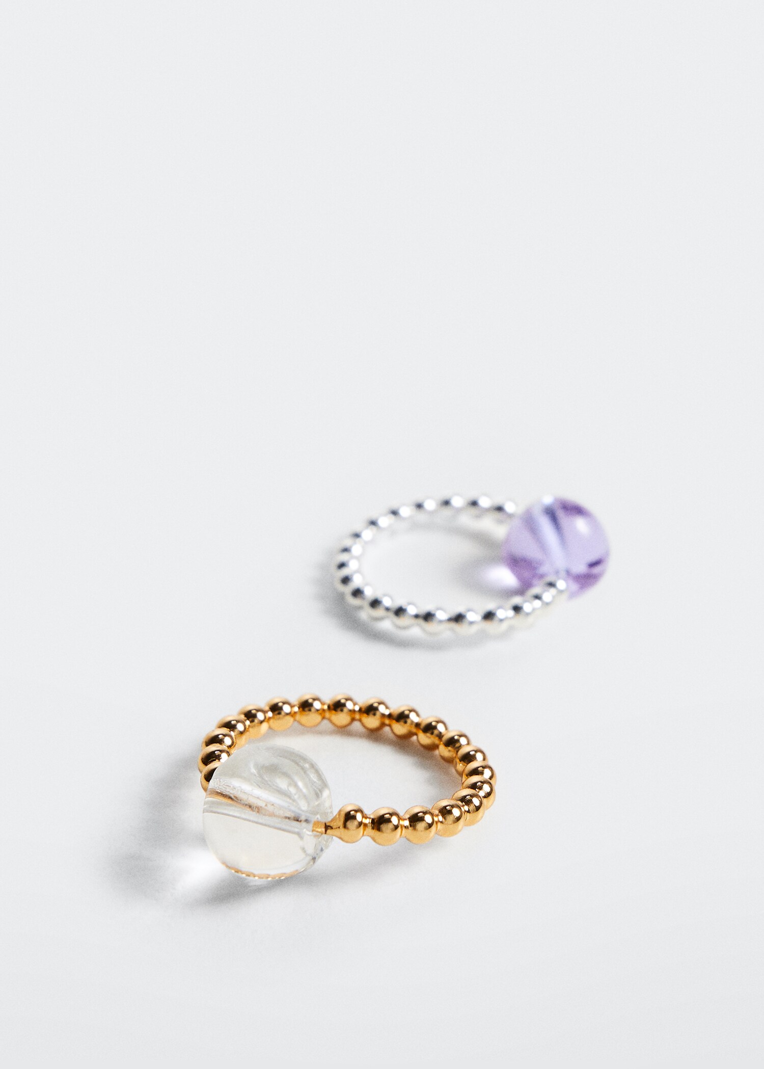 Crystal ring set - Medium plane