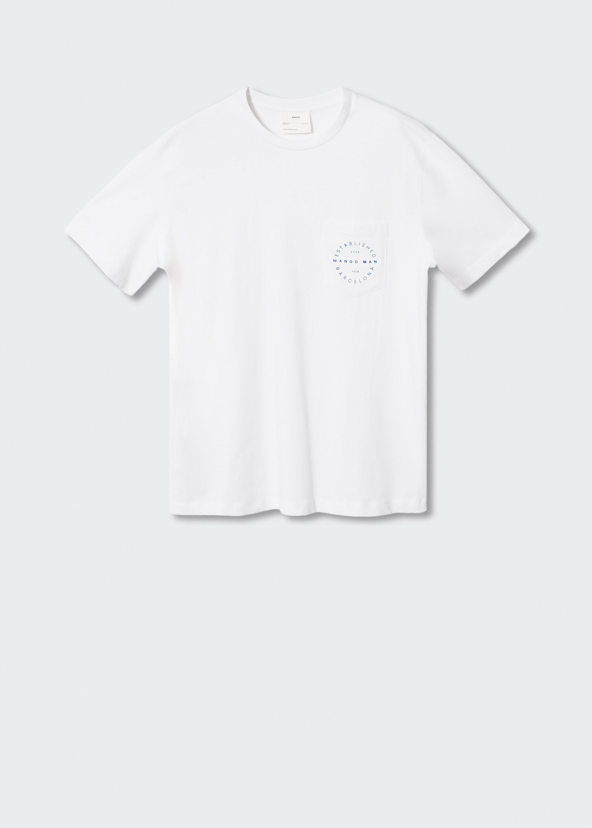T-shirt med ficka och logotyp - Artikel utan modell