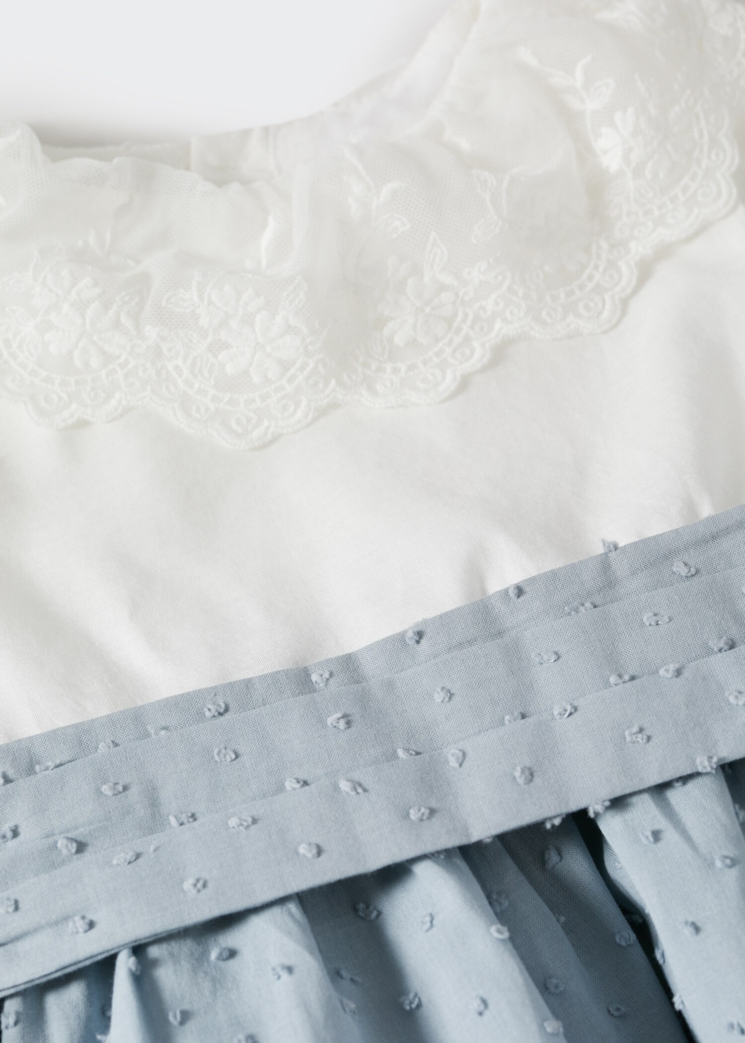 Ruffle plumeti dress - Details of the article 8
