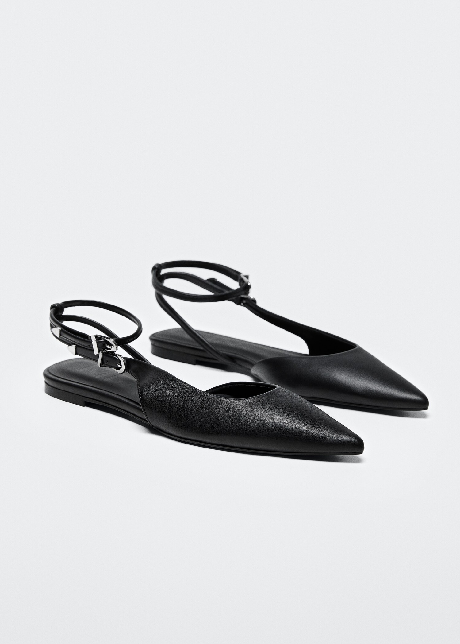 Zapato punta pulsera - Plano medio