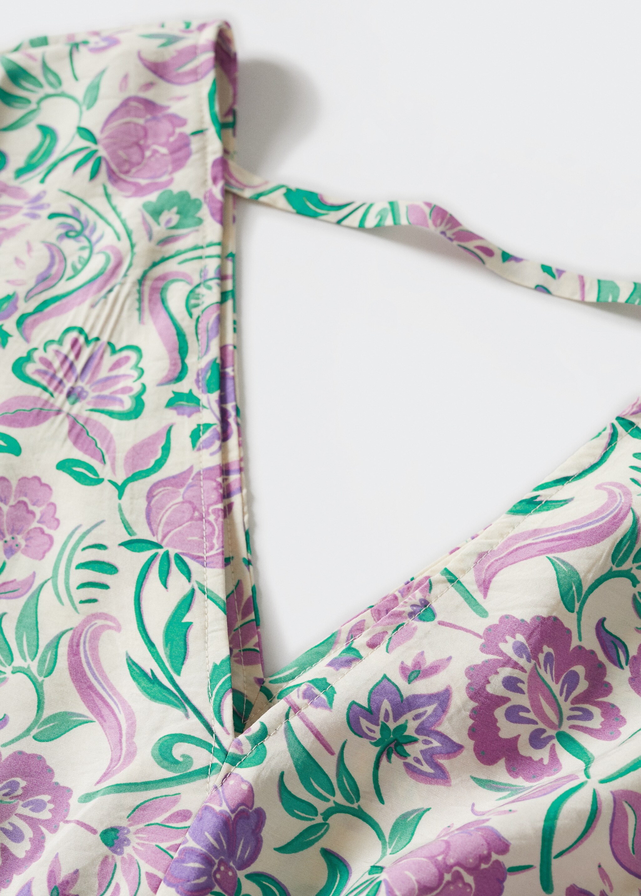 Flowy flower printed dress - Details of the article 8