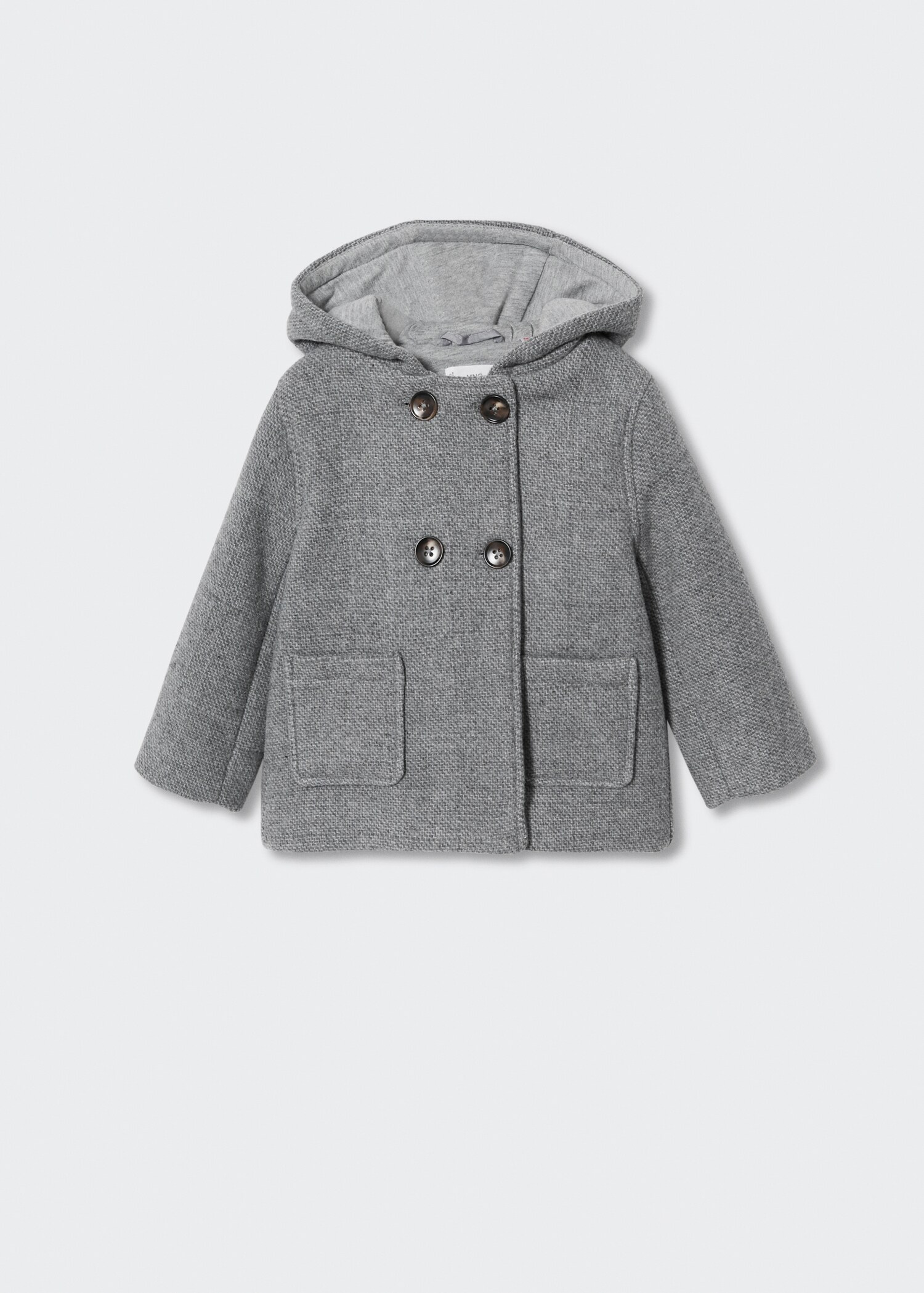 Double-breasted wool coat - Article without model