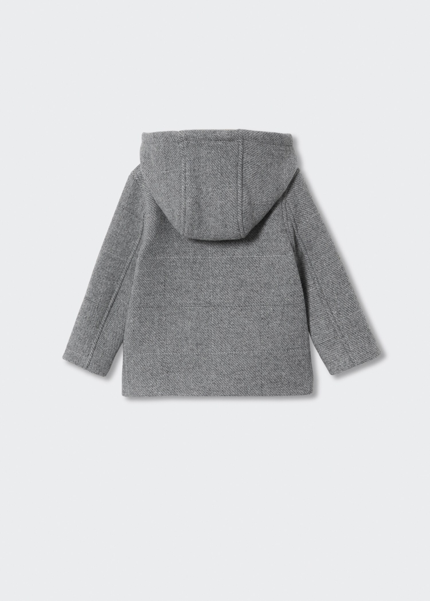 Double-breasted wool coat - Reverse of the article