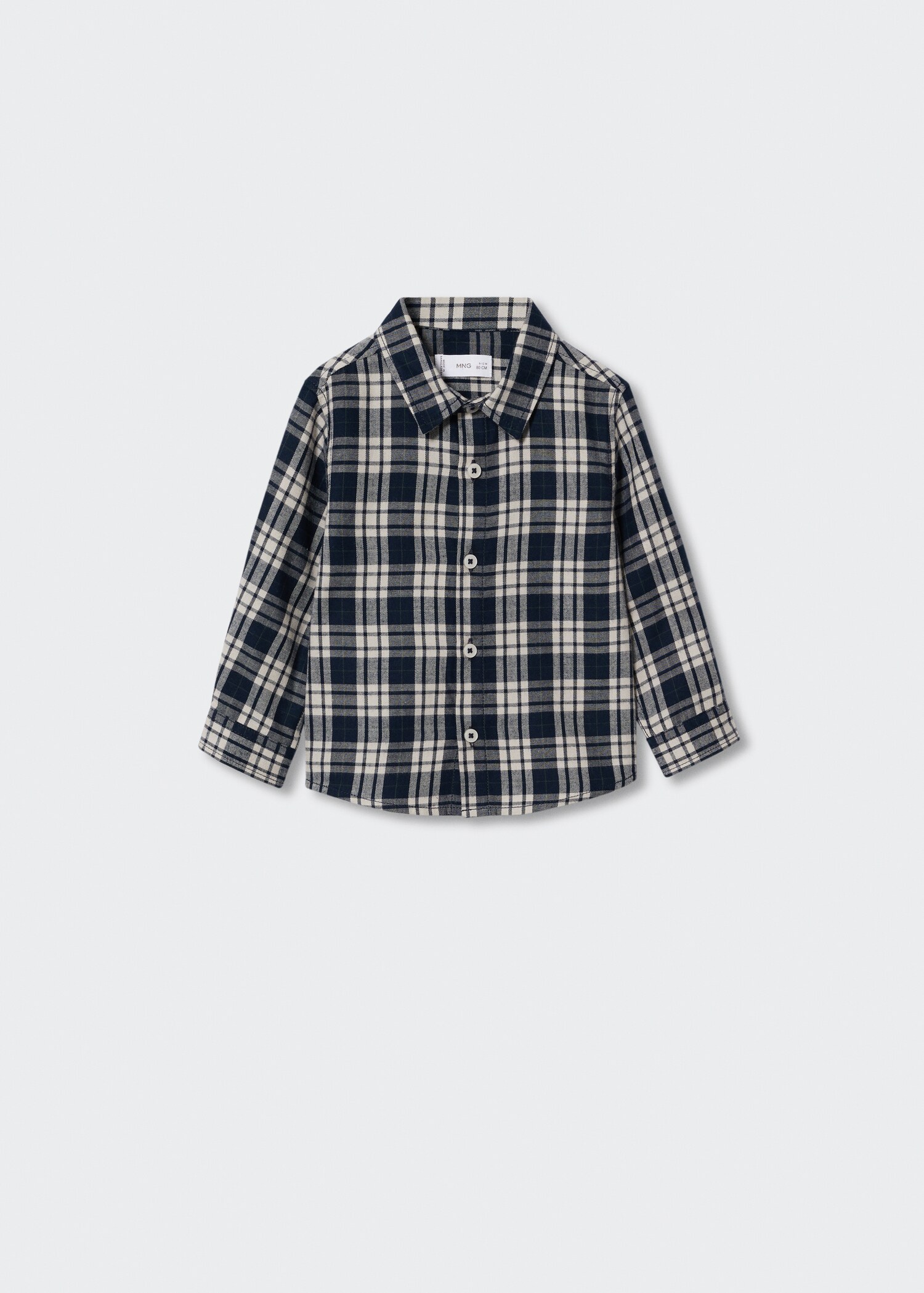 Check cotton shirt - Article without model