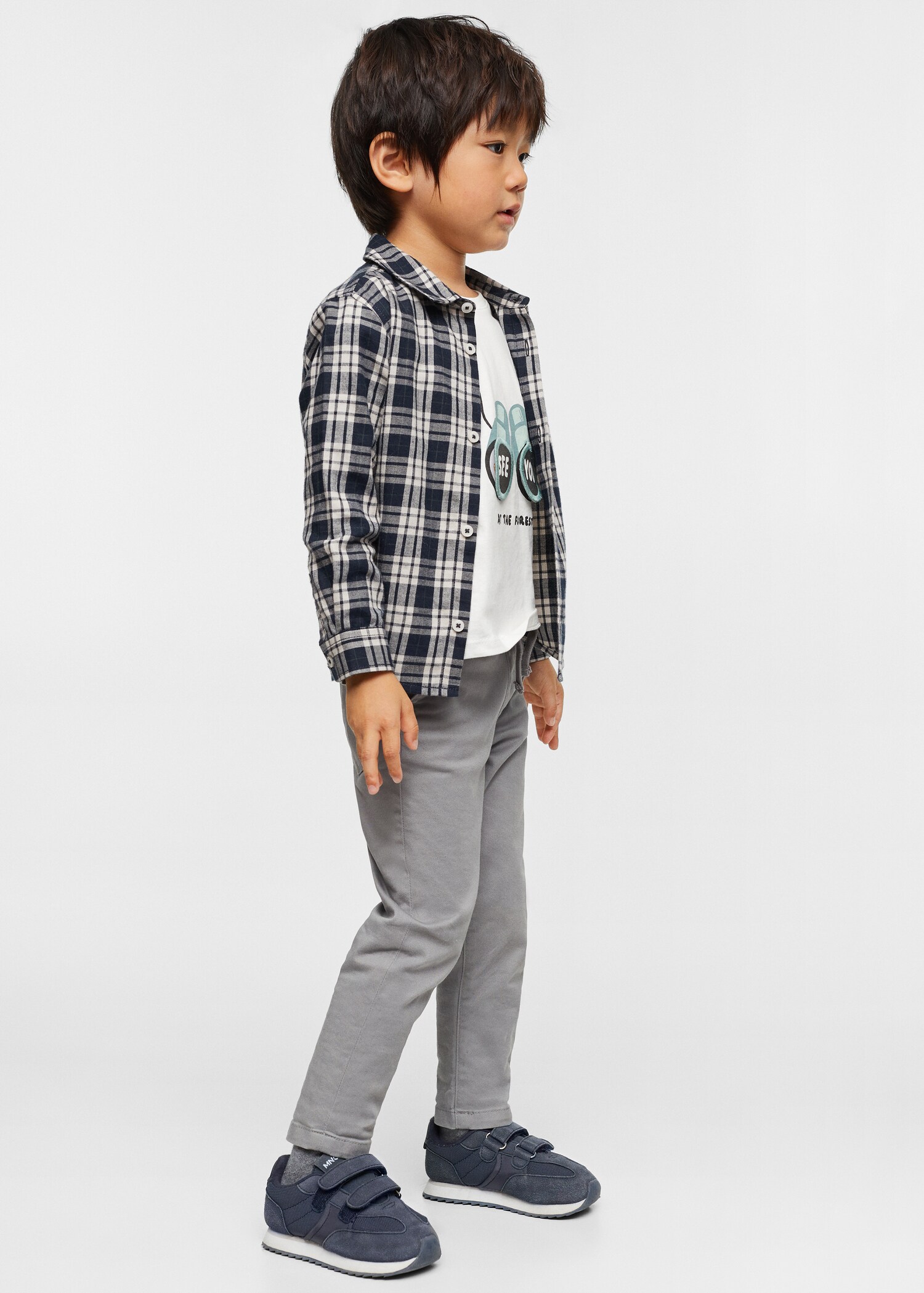 Check cotton shirt - Details of the article 2
