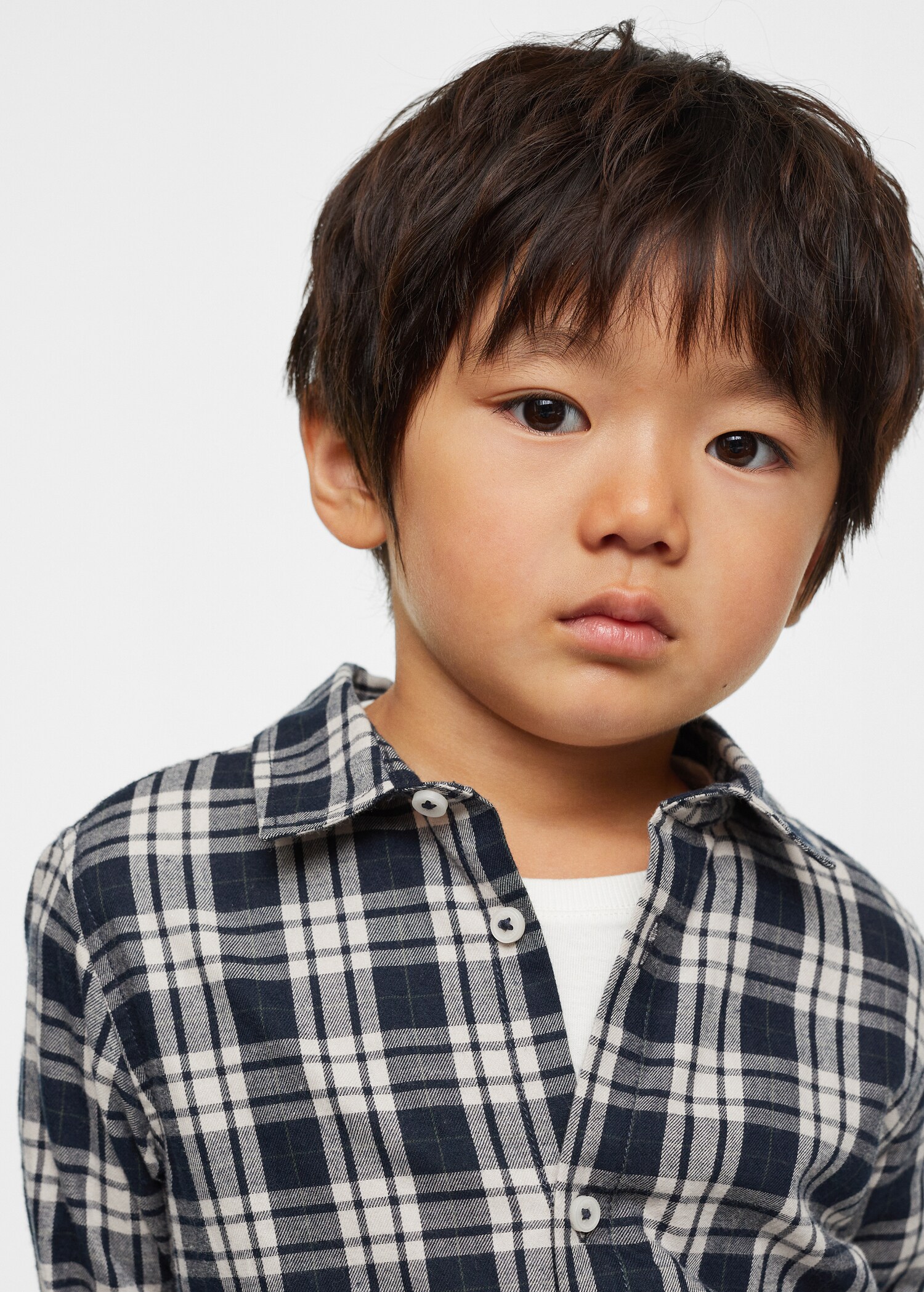Check cotton shirt - Details of the article 4