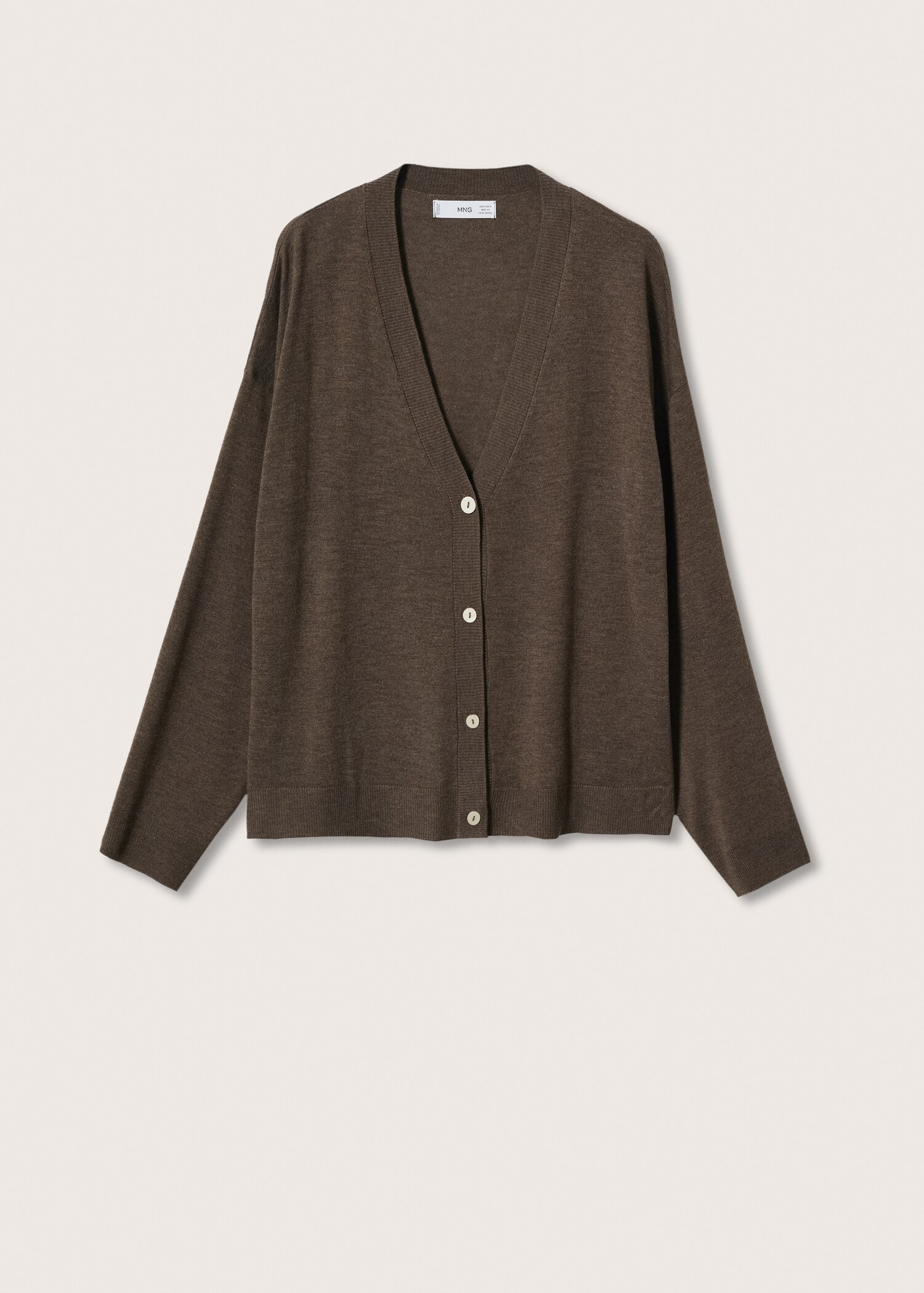 Fine-knit cardigan - Article without model