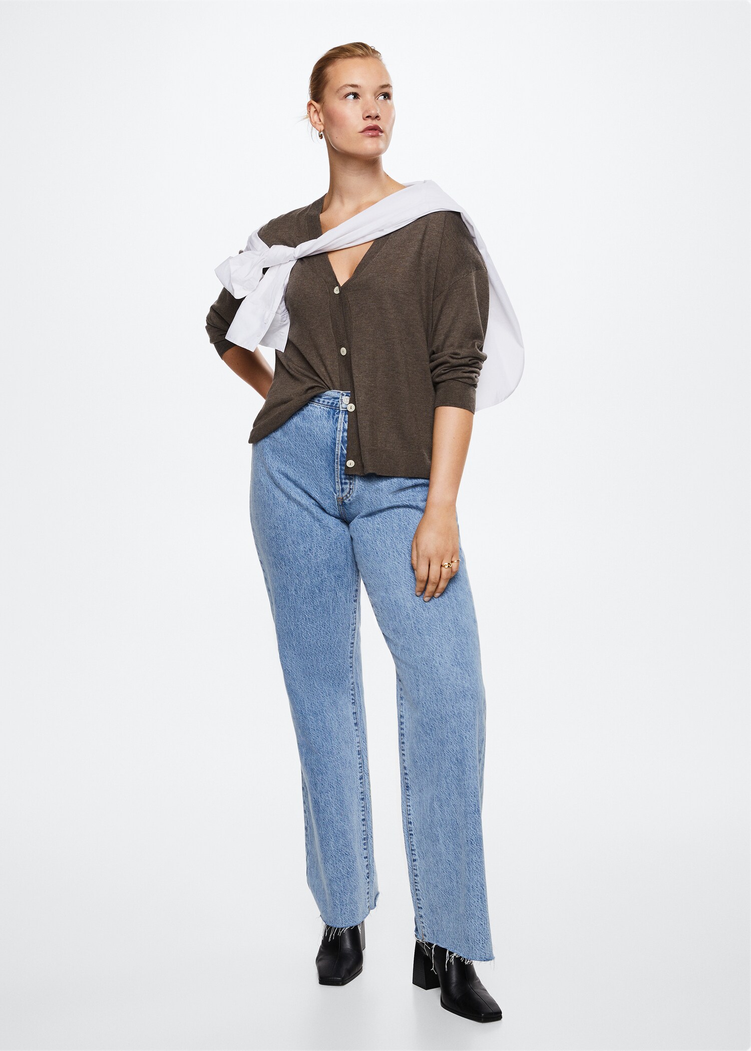 Fine-knit cardigan - Details of the article 3
