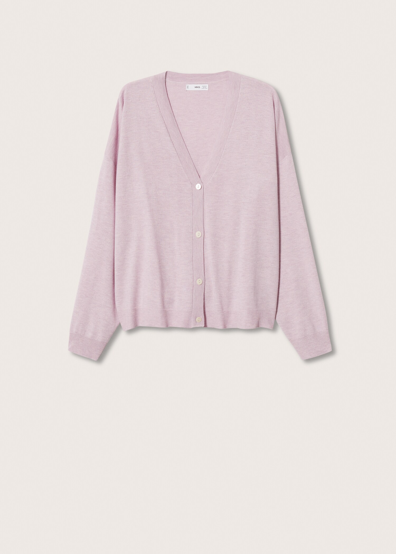 Fine-knit cardigan - Article without model