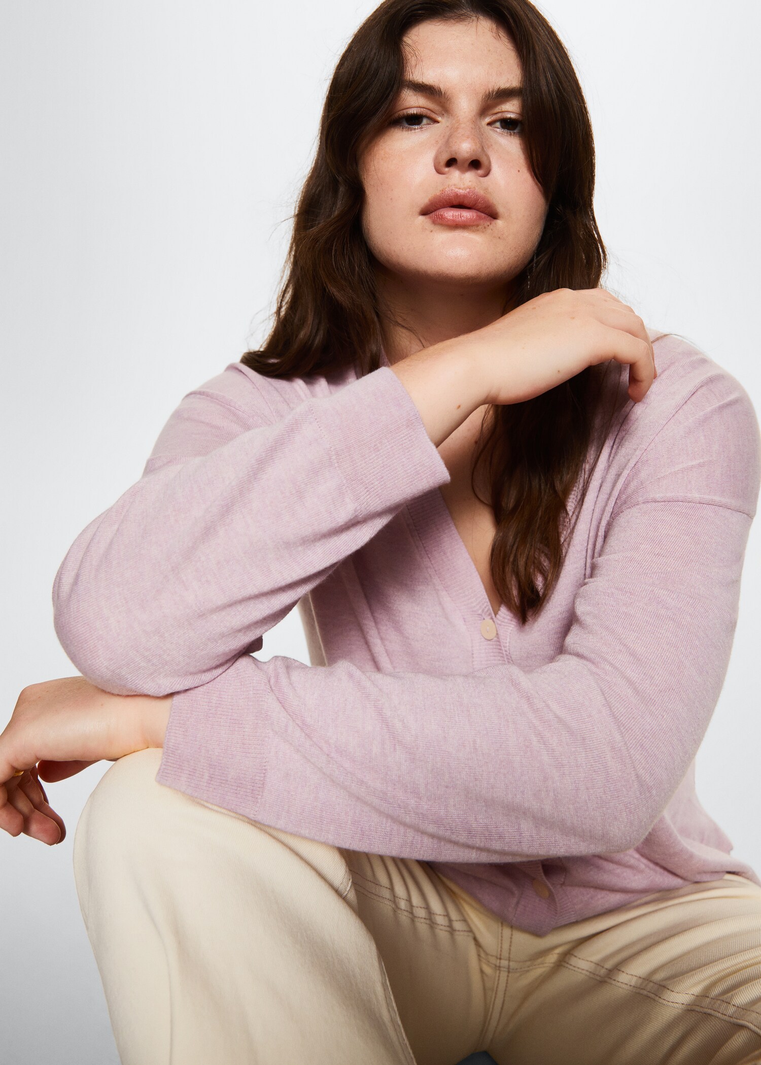 Fine-knit cardigan - Details of the article 5
