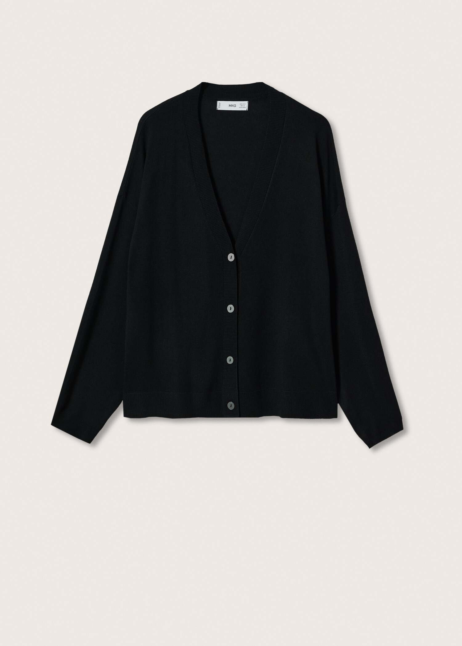 Fine-knit cardigan - Article without model