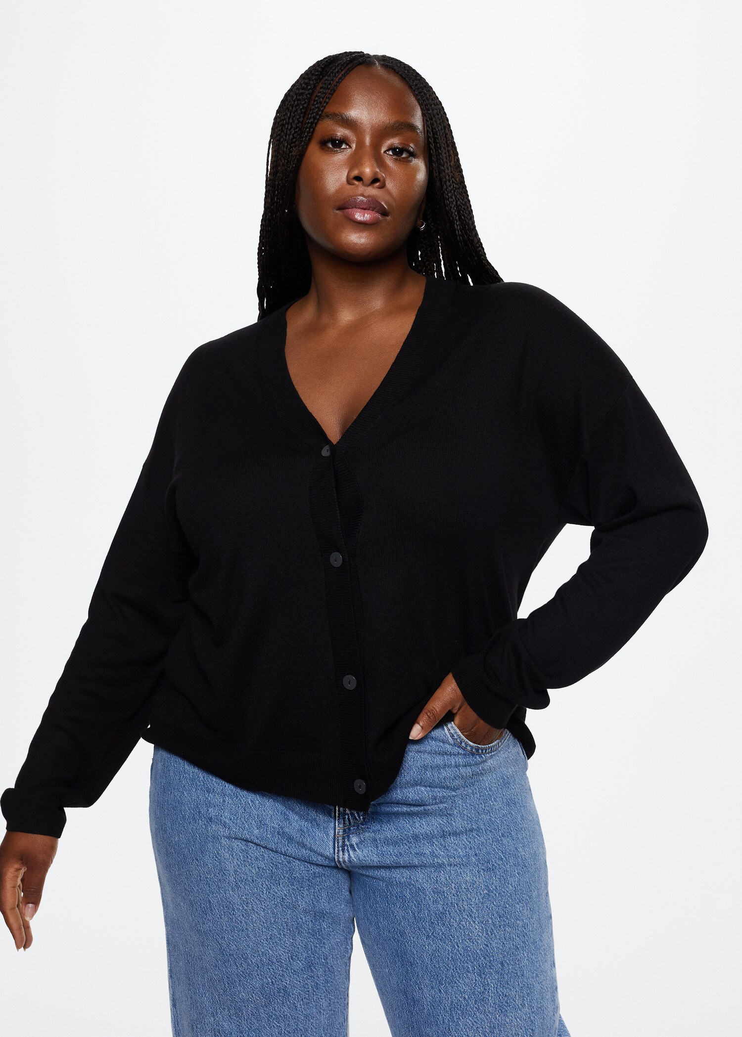 Fine-knit cardigan - Details of the article 5