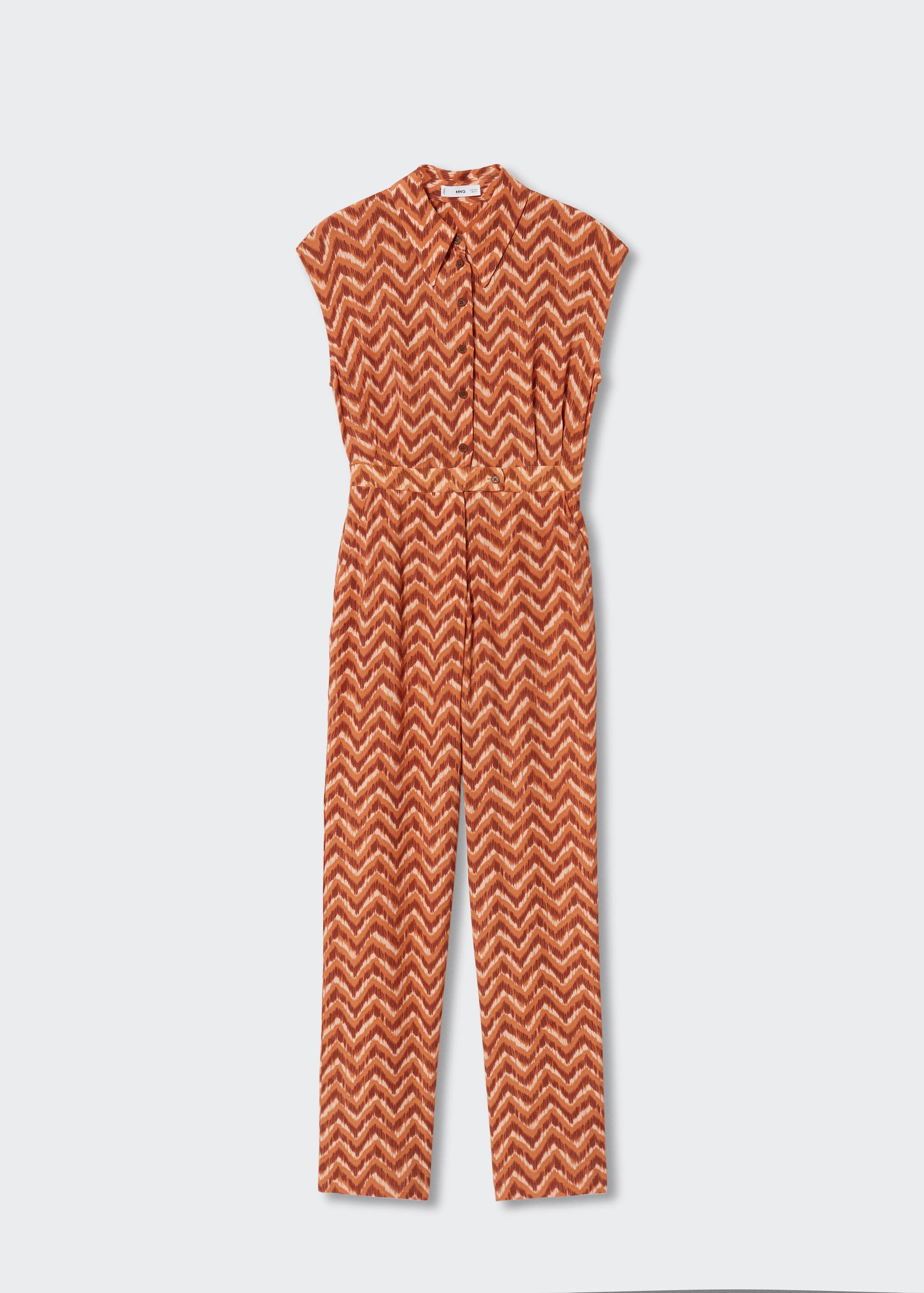 Long printed jumpsuit - Article without model