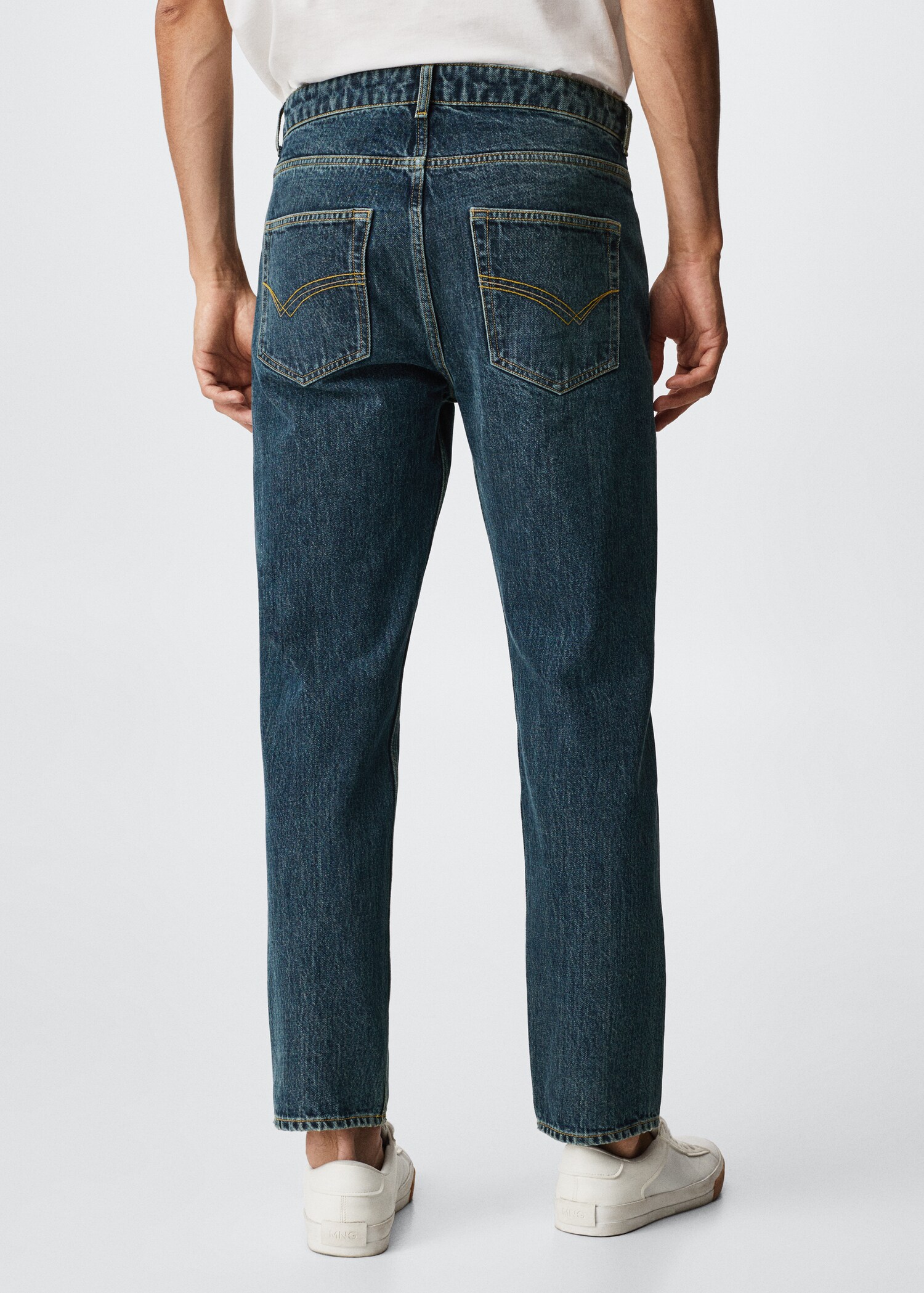 Texans straight fit vintage - Revers de l'article