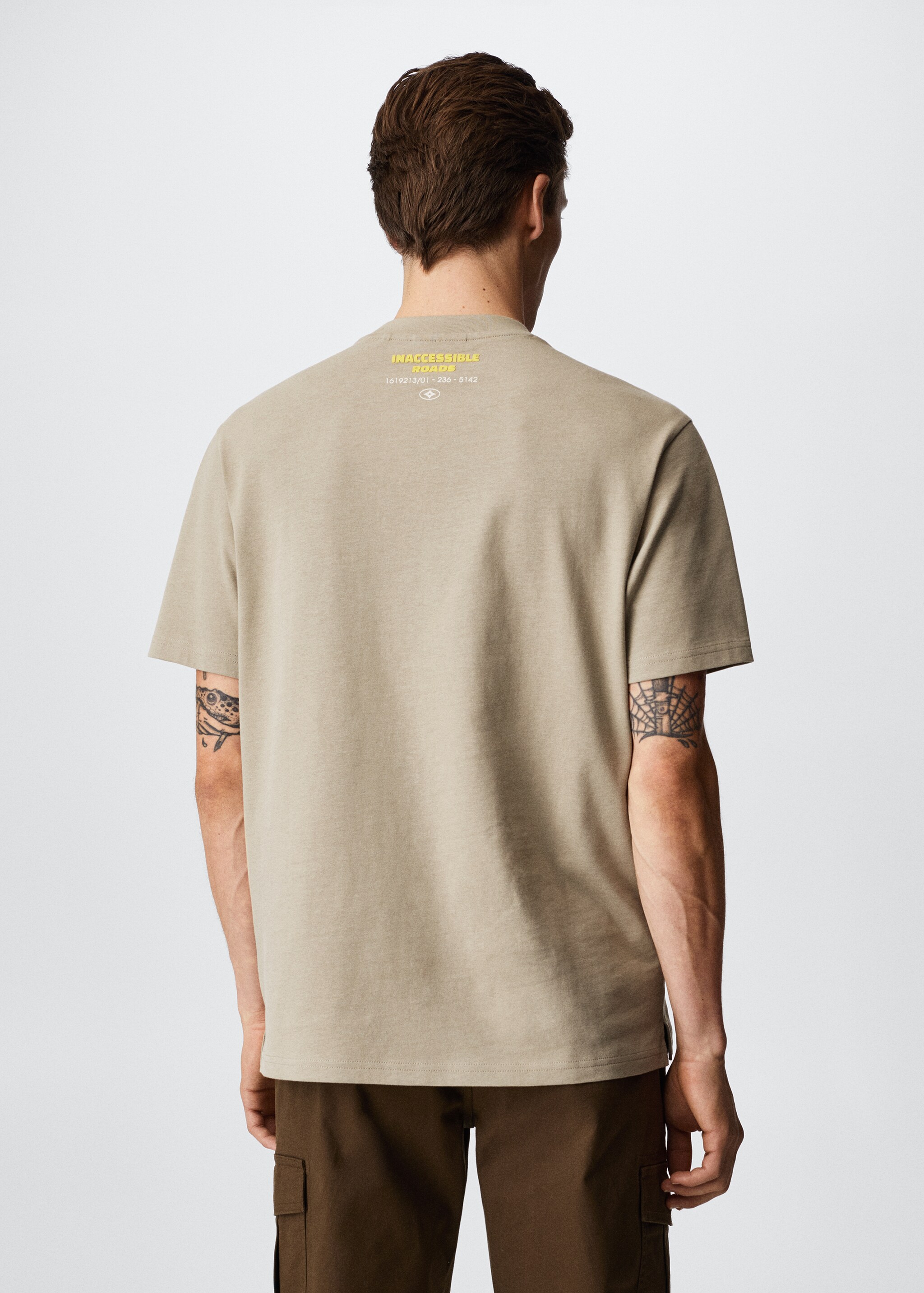 Camiseta algodón estampada - Reverso del artículo