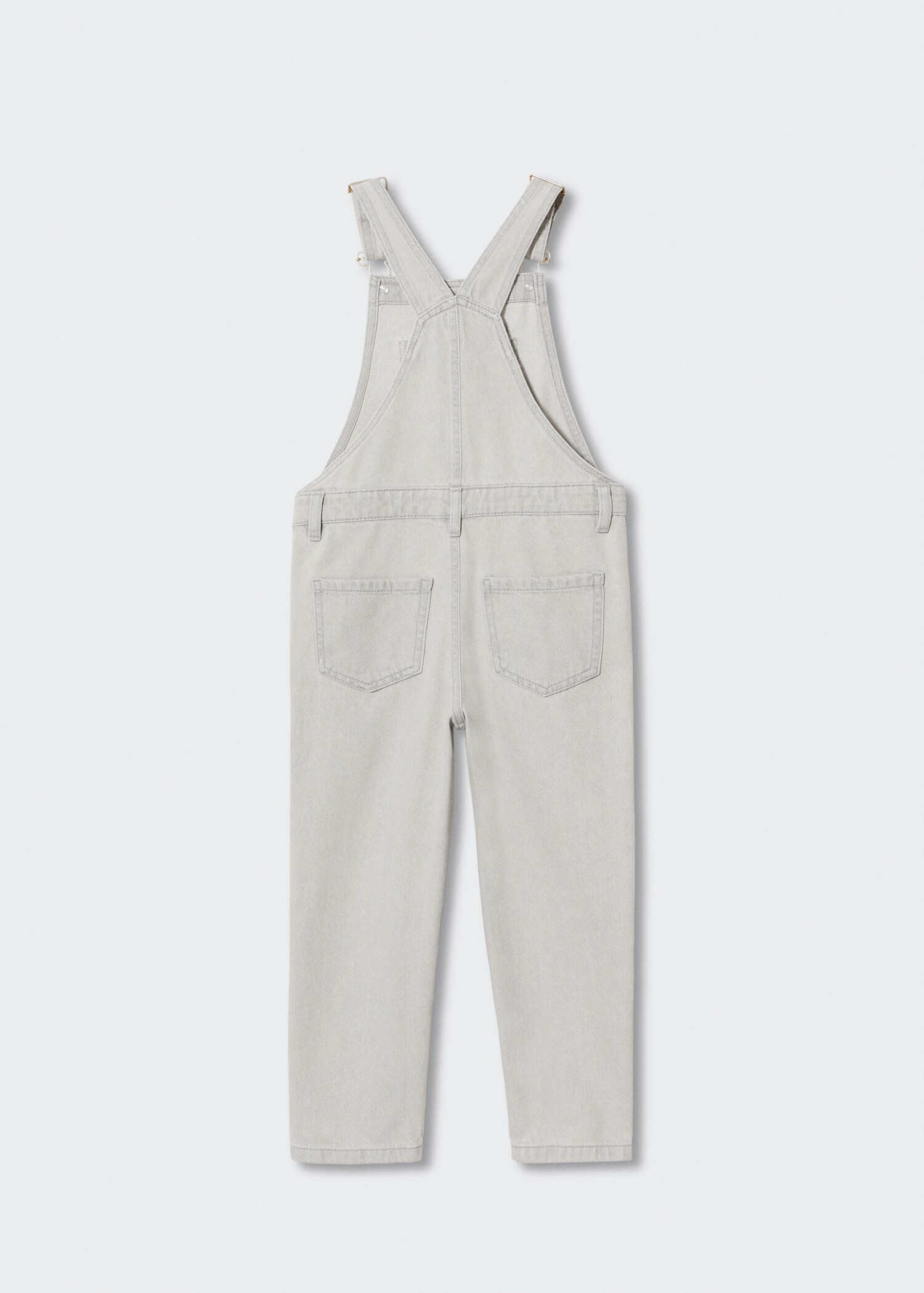 Gefütterte Jeans-Latzhose - Rückseite des Artikels