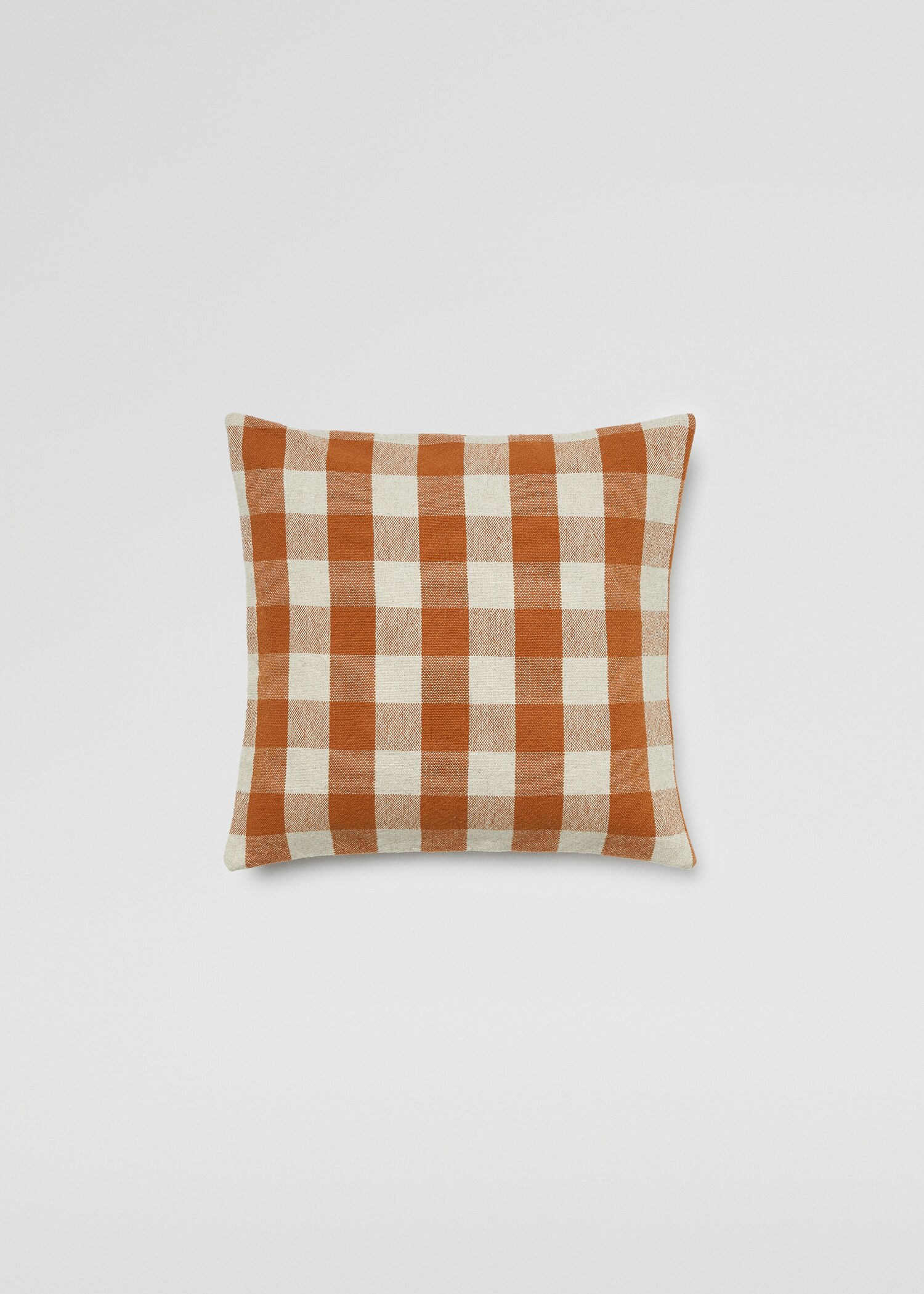 Funda cojín rayas de algodón y lino 45x45cm  - Artículo sin modelo