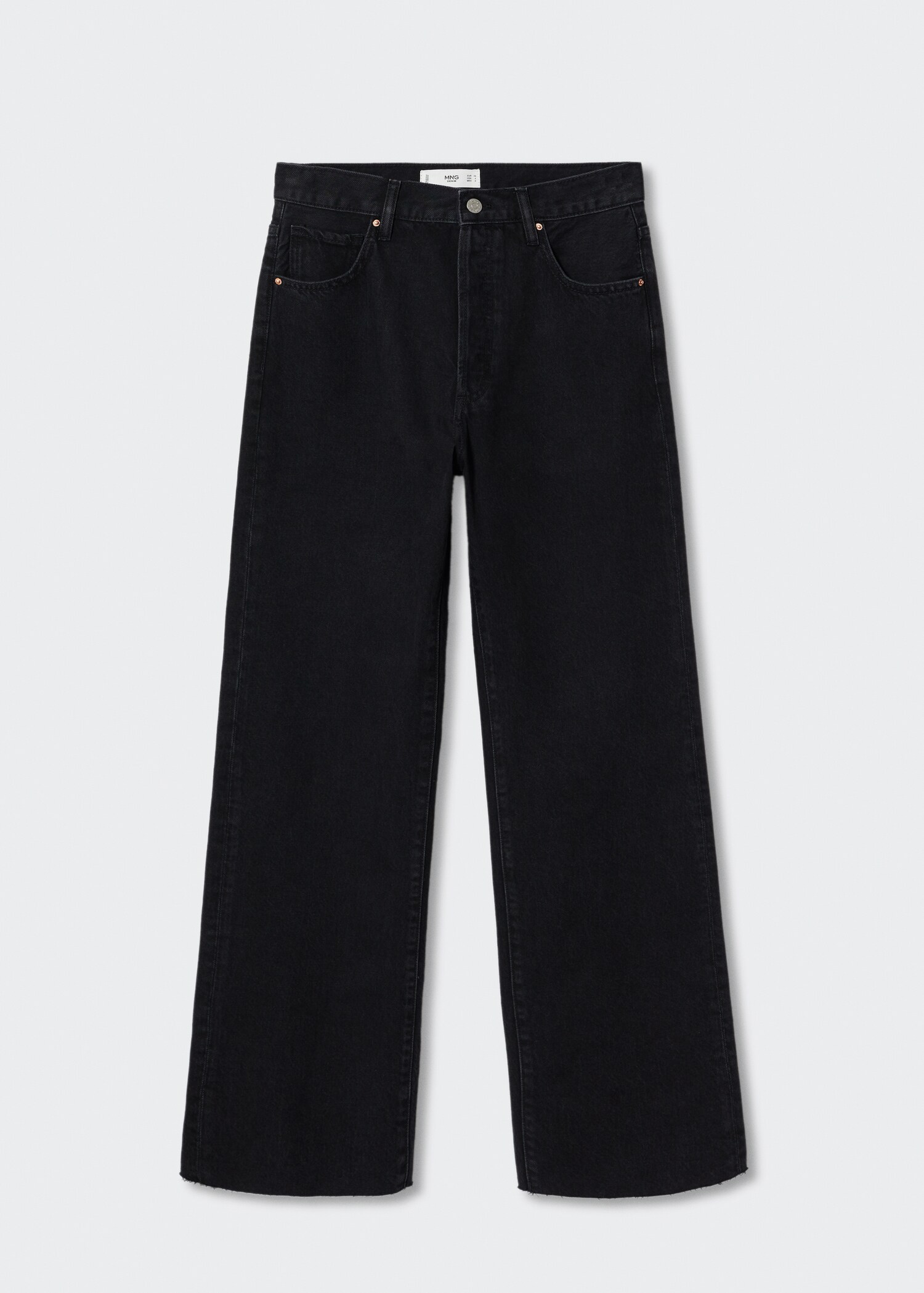 Jeans wideleg tiro alto - Artículo sin modelo