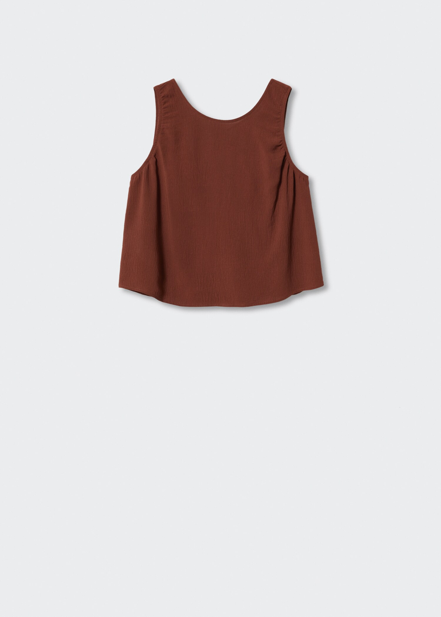 Crop-Top mit Raffdetails - Artikel ohne Model