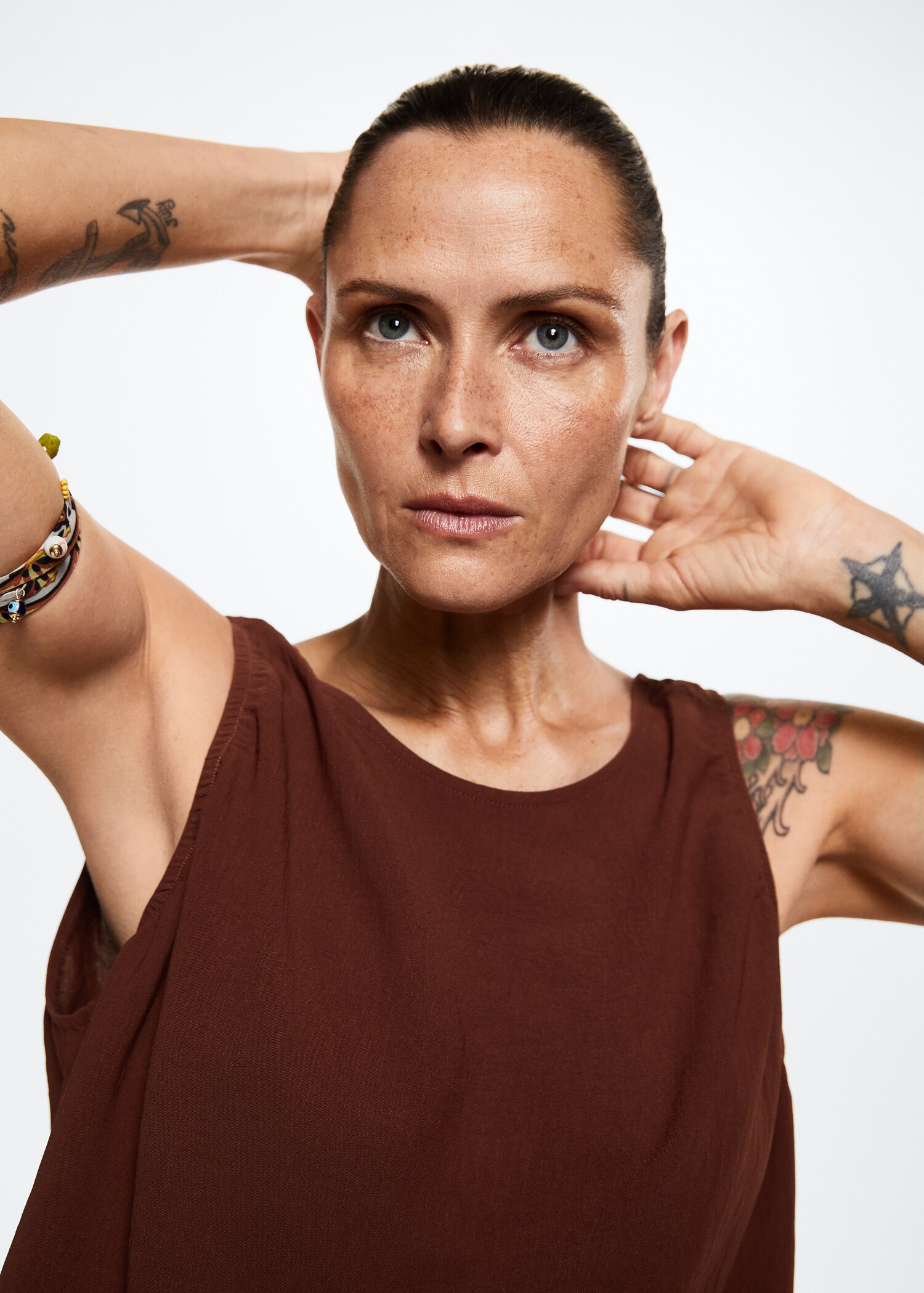 Crop-Top mit Raffdetails - Detail des Artikels 1