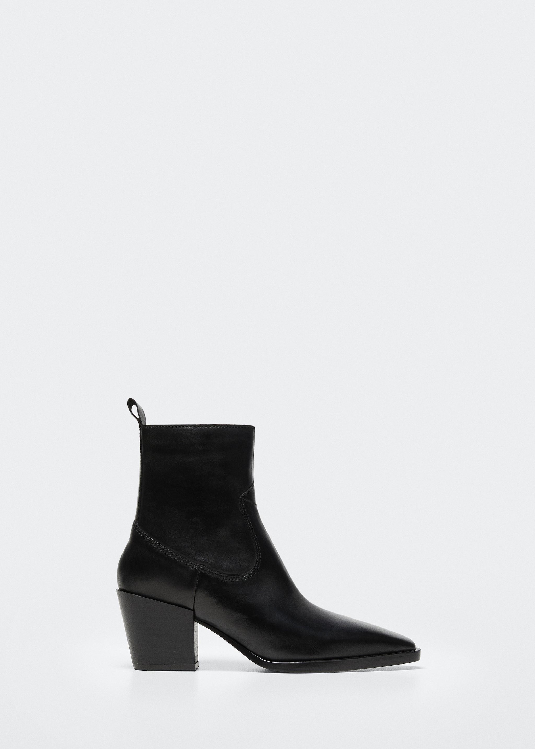 Heel leather ankle boot - Article without model